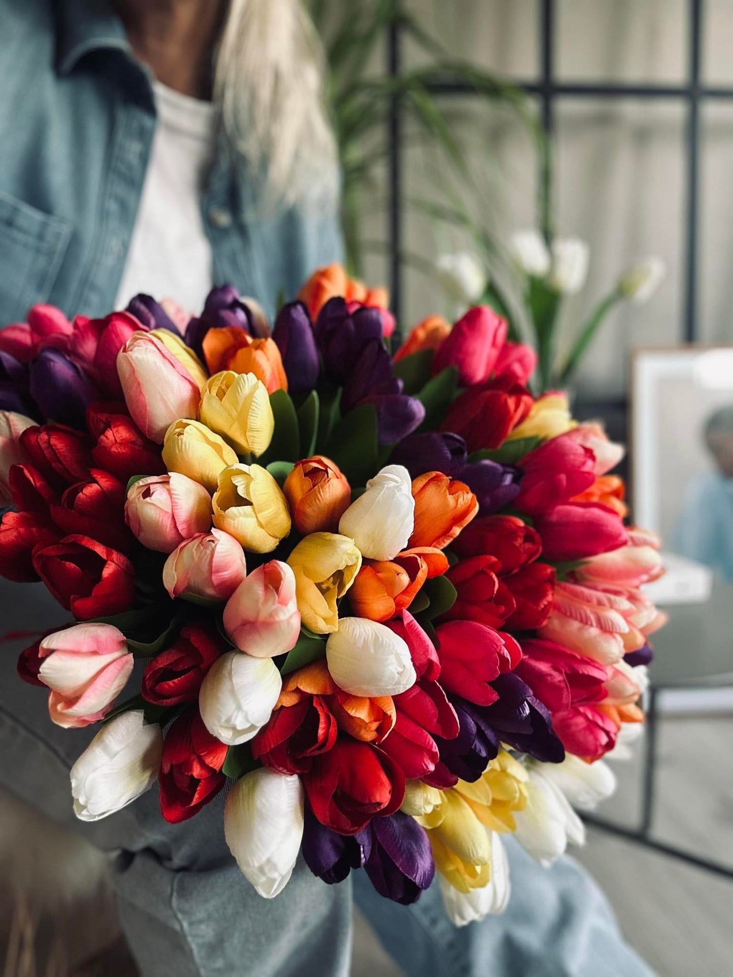 Tulpen Seidenoptik – Mehrere Farben