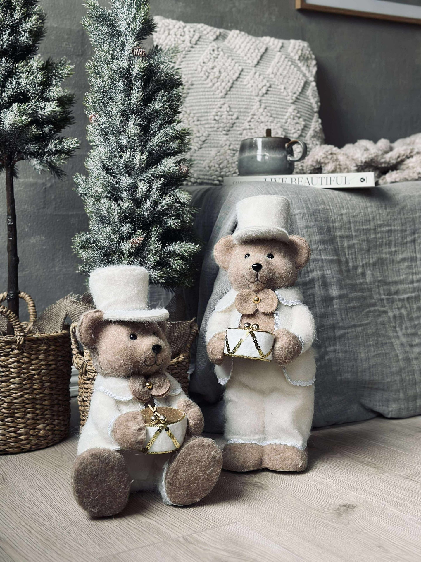 Weihnachtsbär - Sitzend