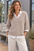 Strick Alpaca V-Neck - Depeche