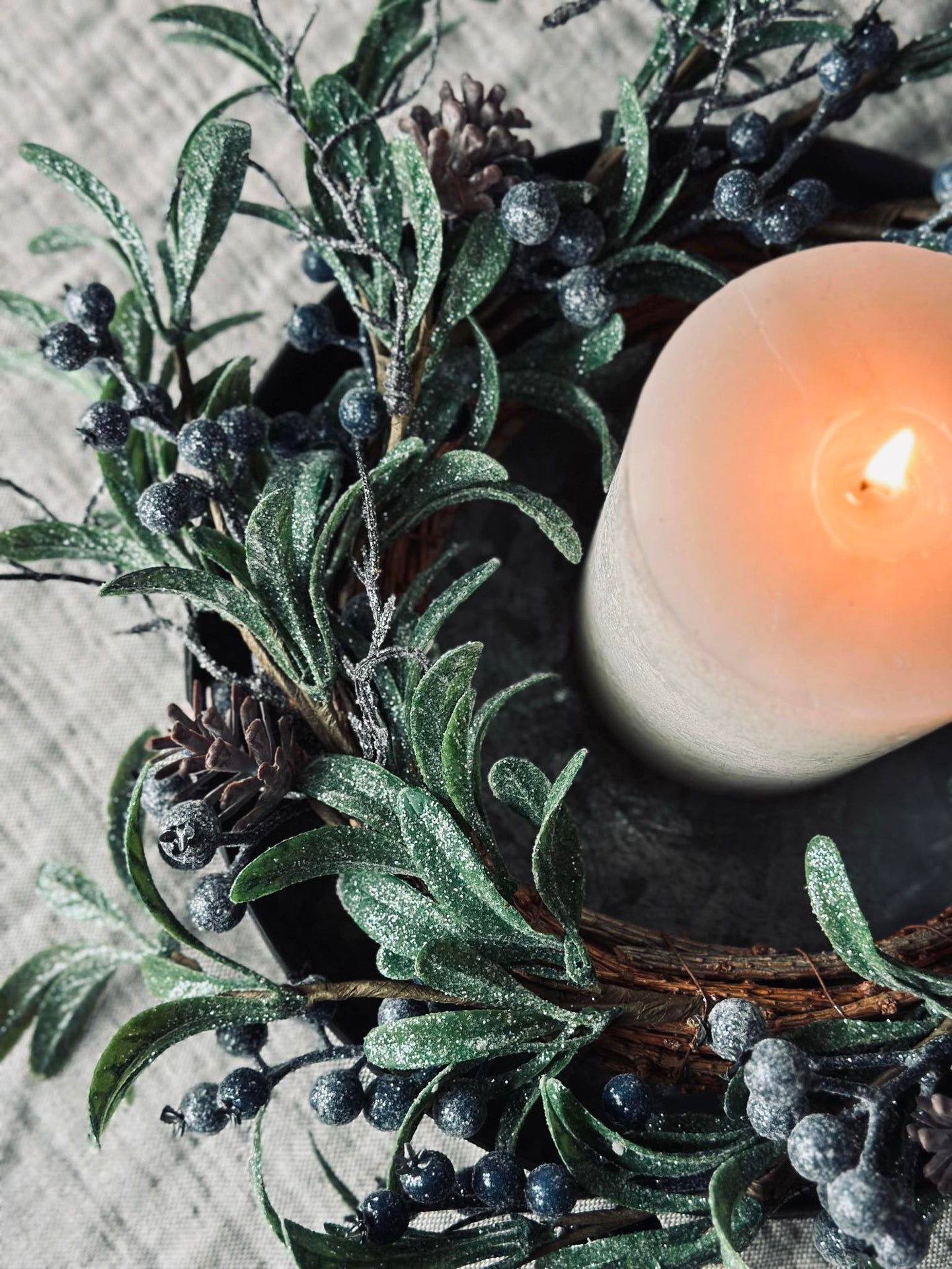 Kranz mit Beeren - Winter