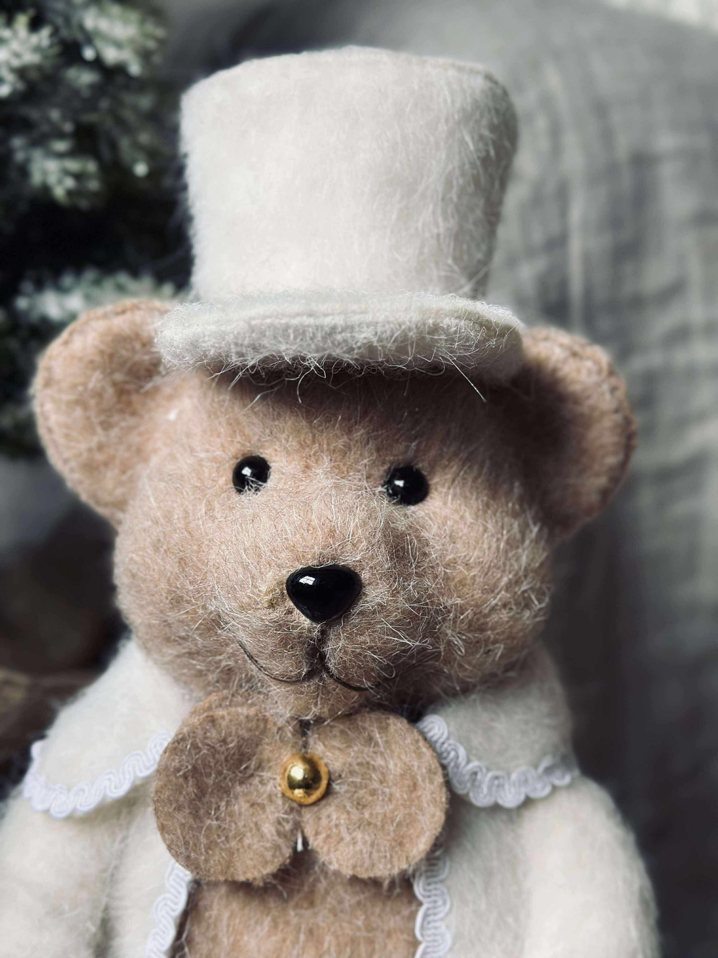 Weihnachtsteddy - Stehend