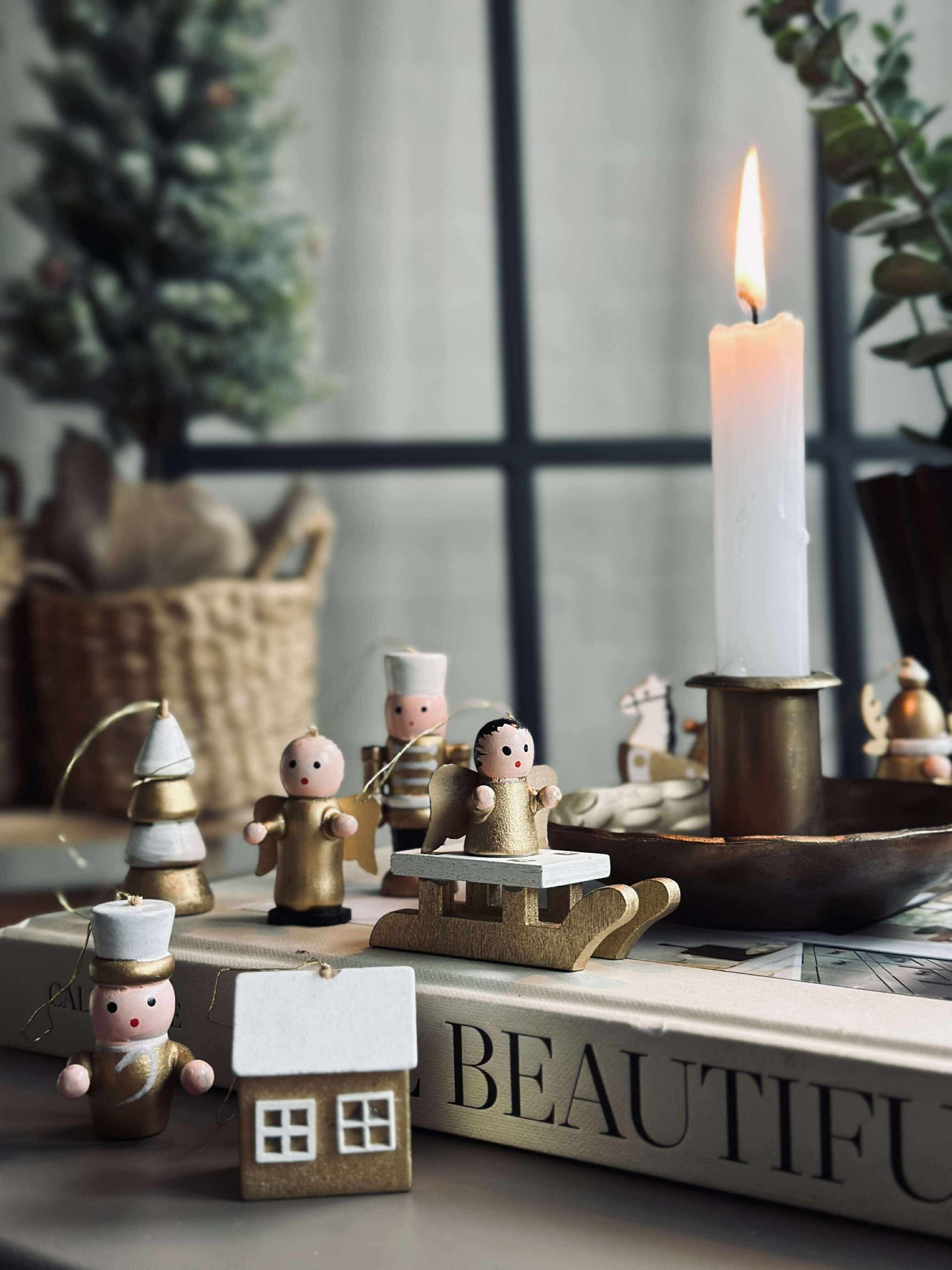Weihnachtsanhänger wood - 12 Stk.