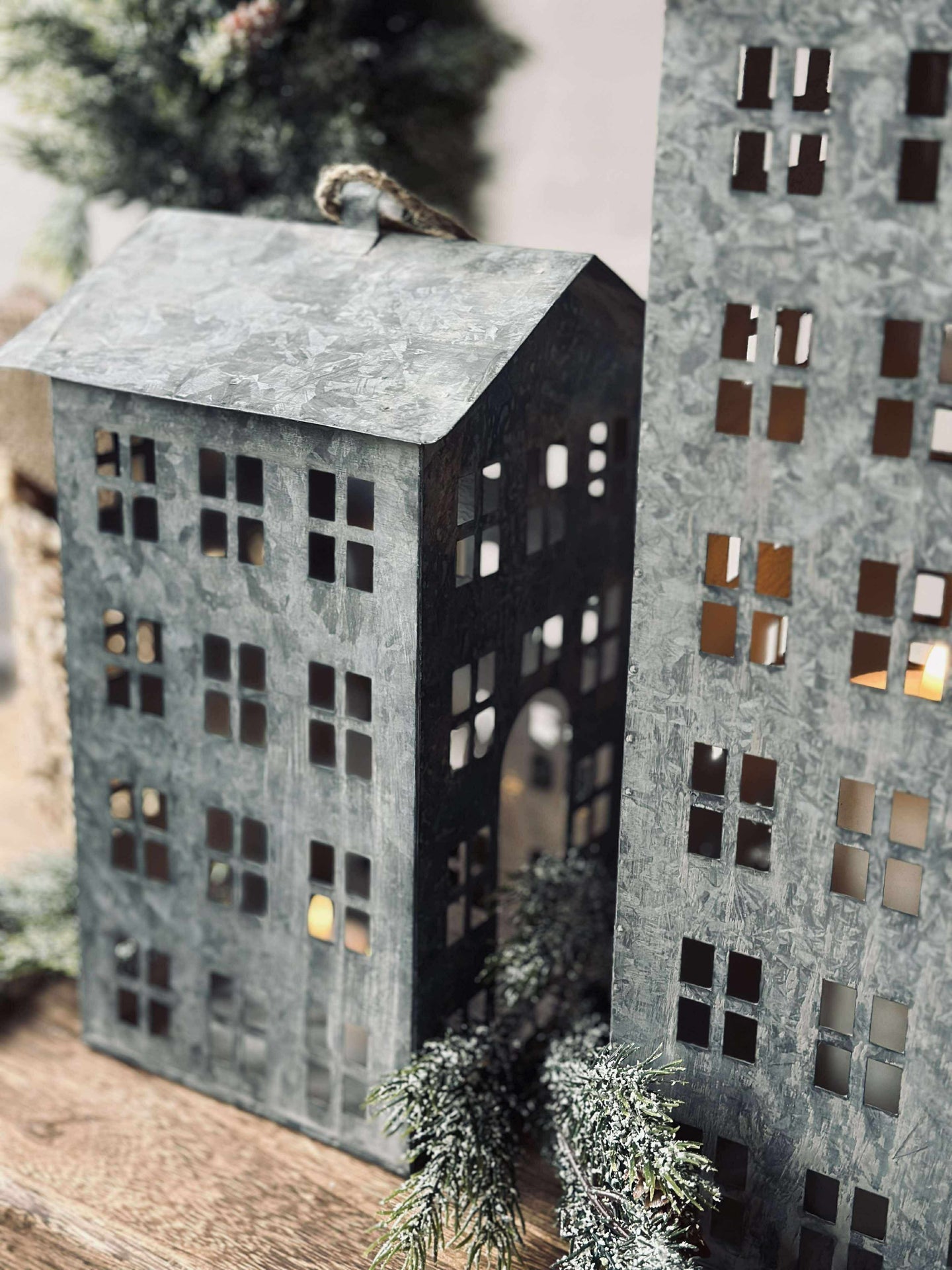 Laterne Haus 30 cm.