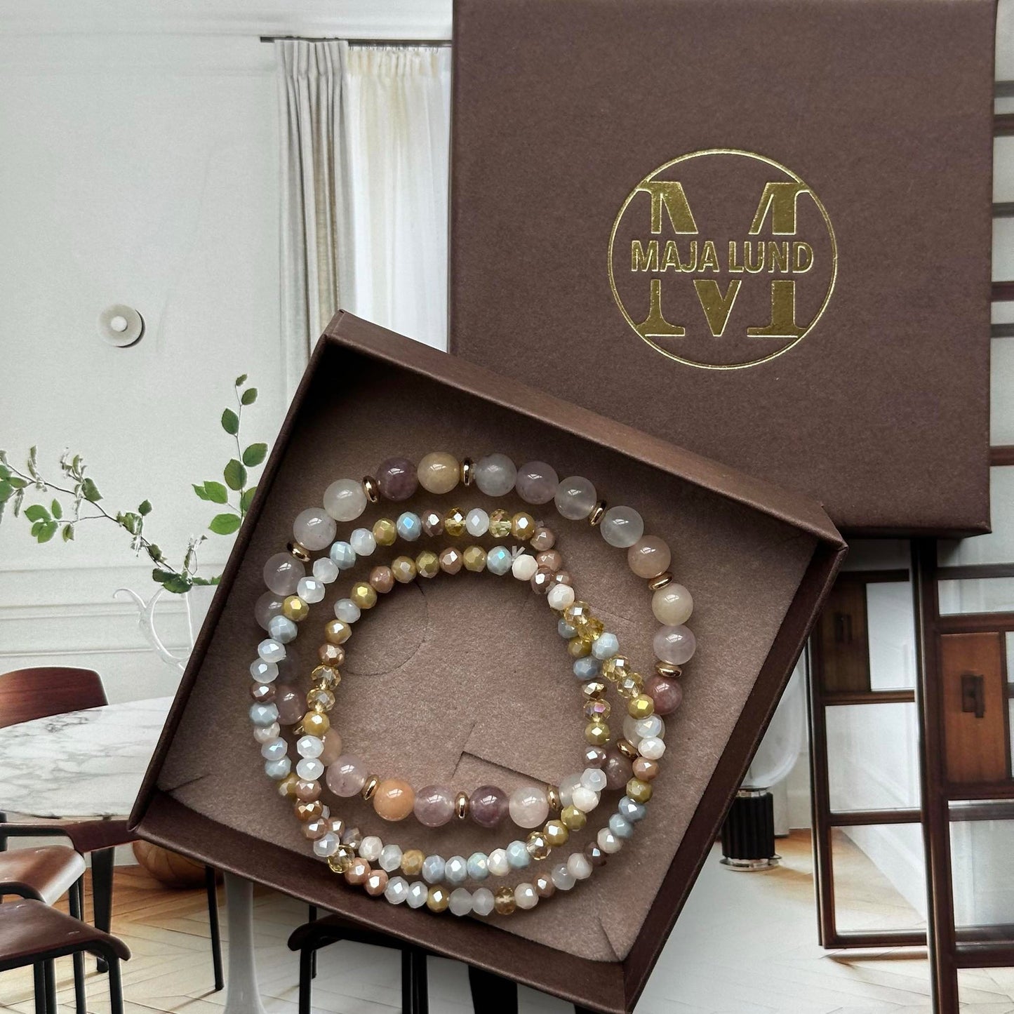 Armband Luna Blush Mix – Set mit 3 Stück