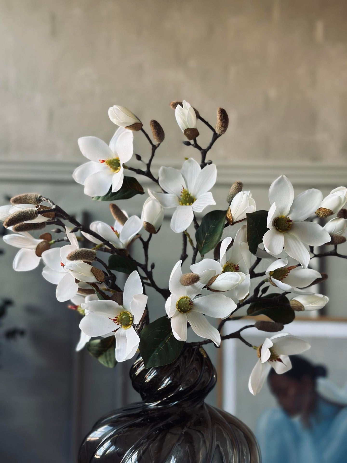 Magnolienzweig - 52cm