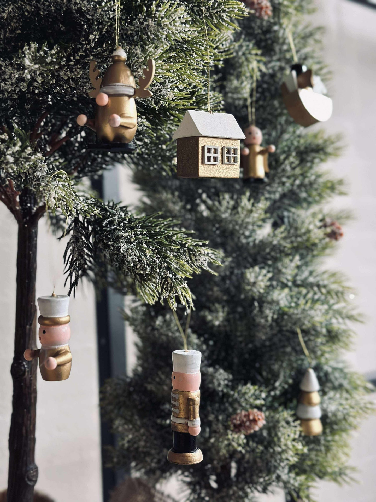 Weihnachtsanhänger wood - 12 Stk.