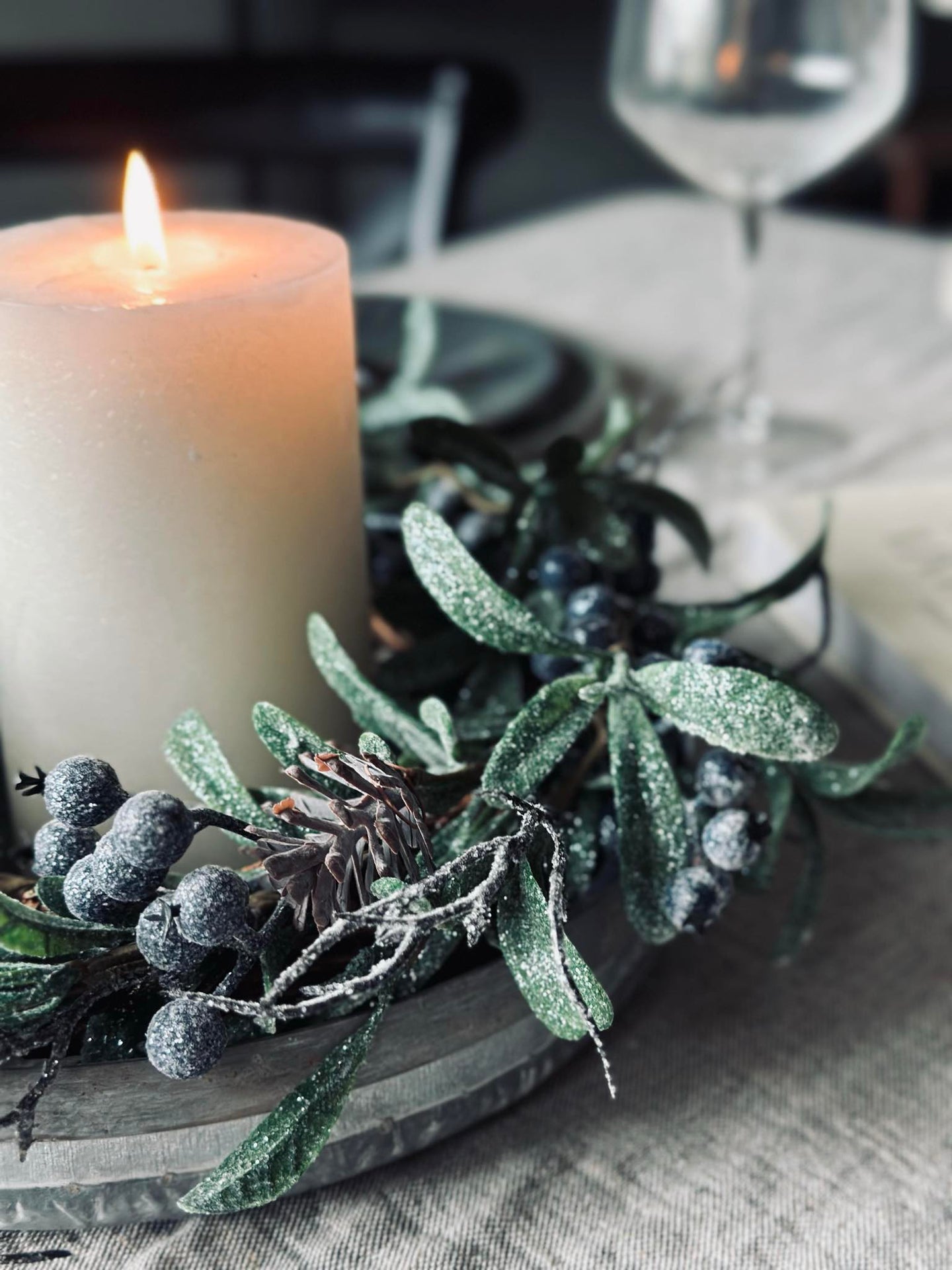 Kranz mit Beeren - Winter