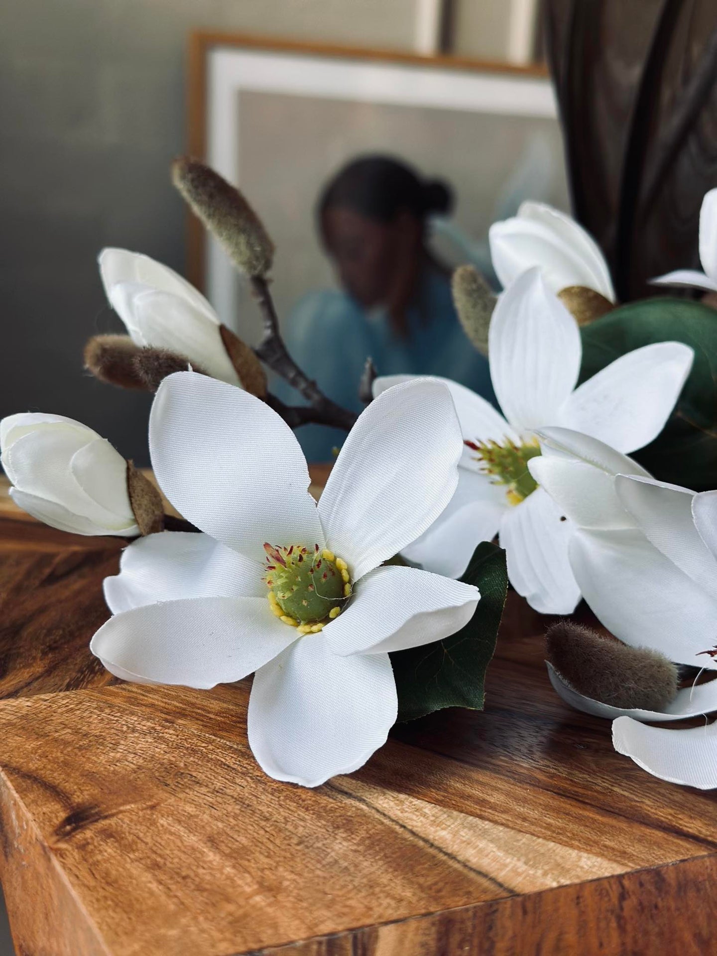 Magnolienzweig - 52cm