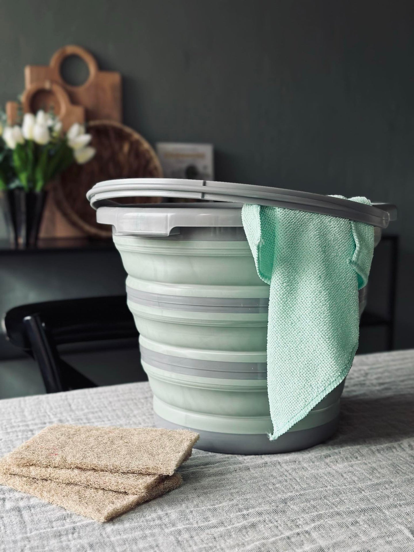 Faltbarer Eimer 10 Liter - COLOR MIX