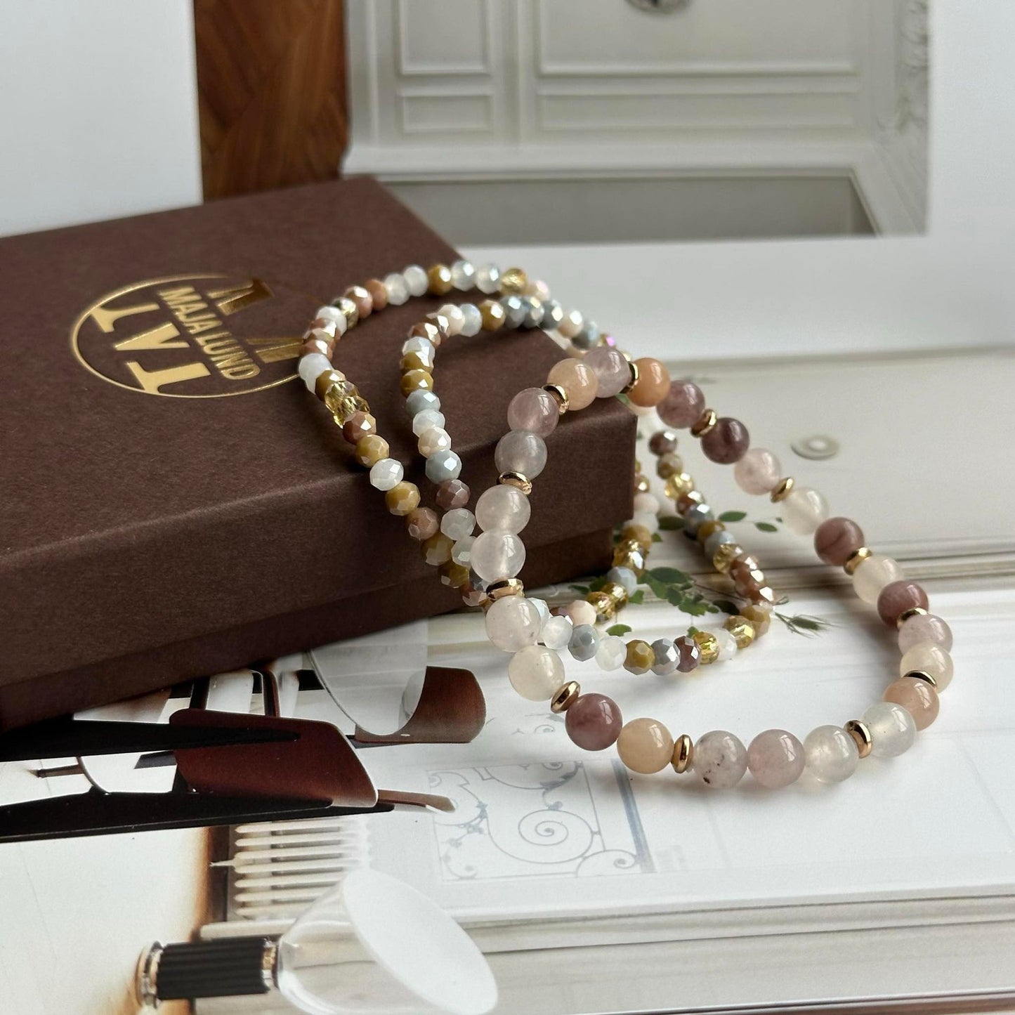 Armband Luna Blush Mix – Set mit 3 Stück