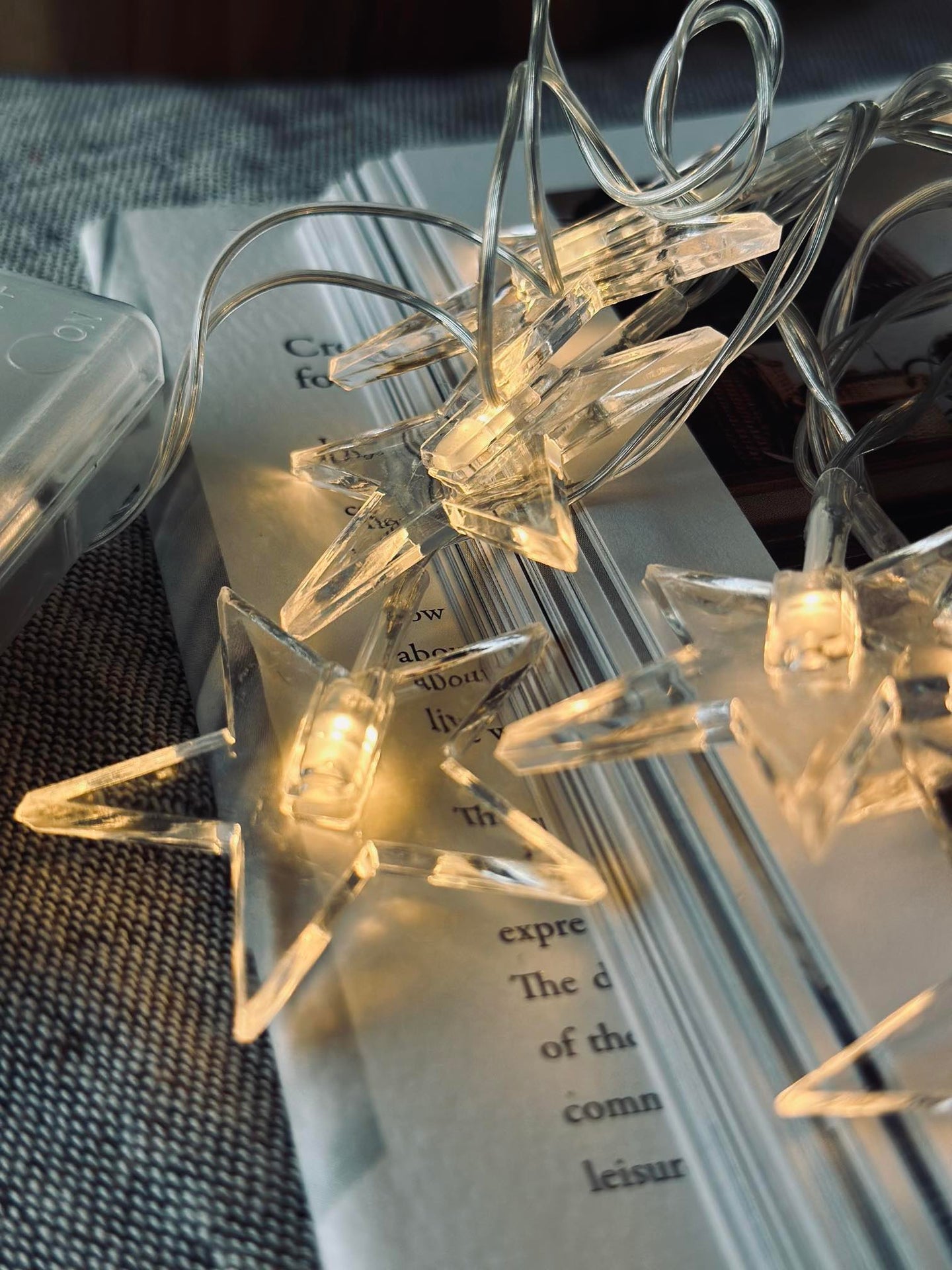 Lichterkette mit Sternen