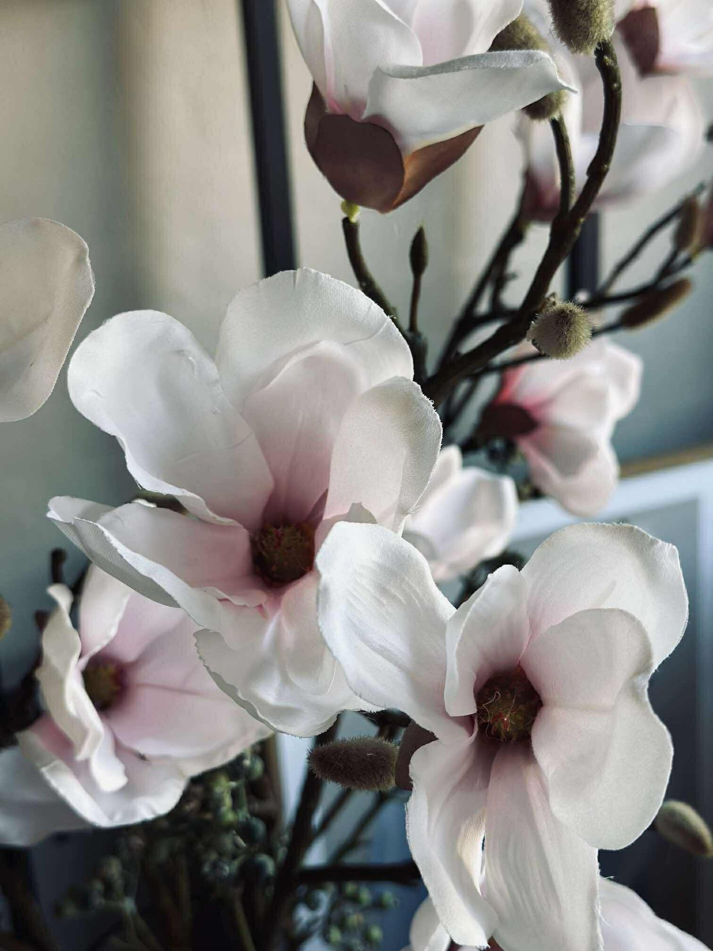 Magnolienzweig Pink - 92cm