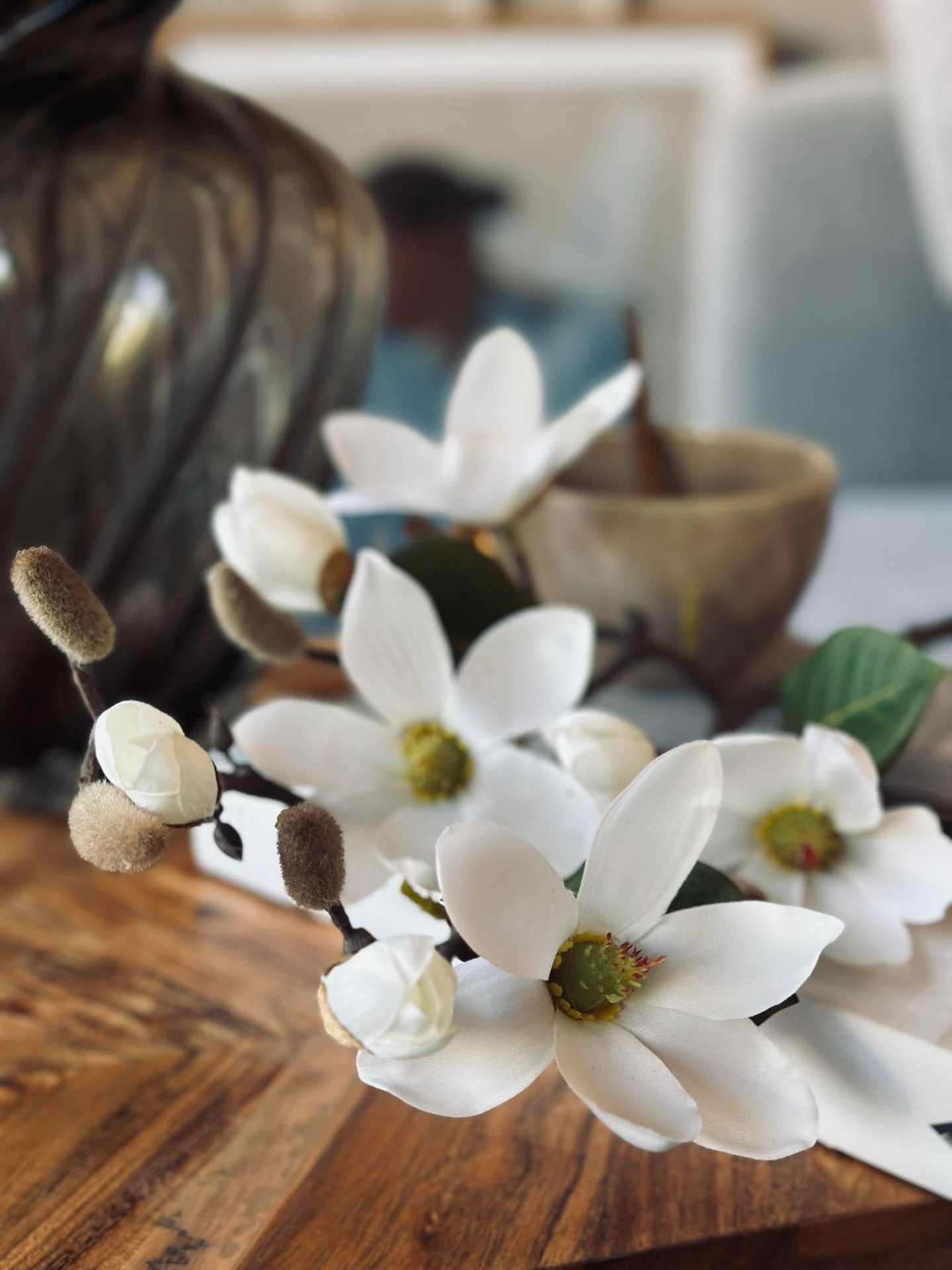 Magnolienzweig - 52cm