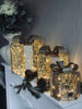 Weihnachtsgeschenke mit LED-Licht - 3 Stk.