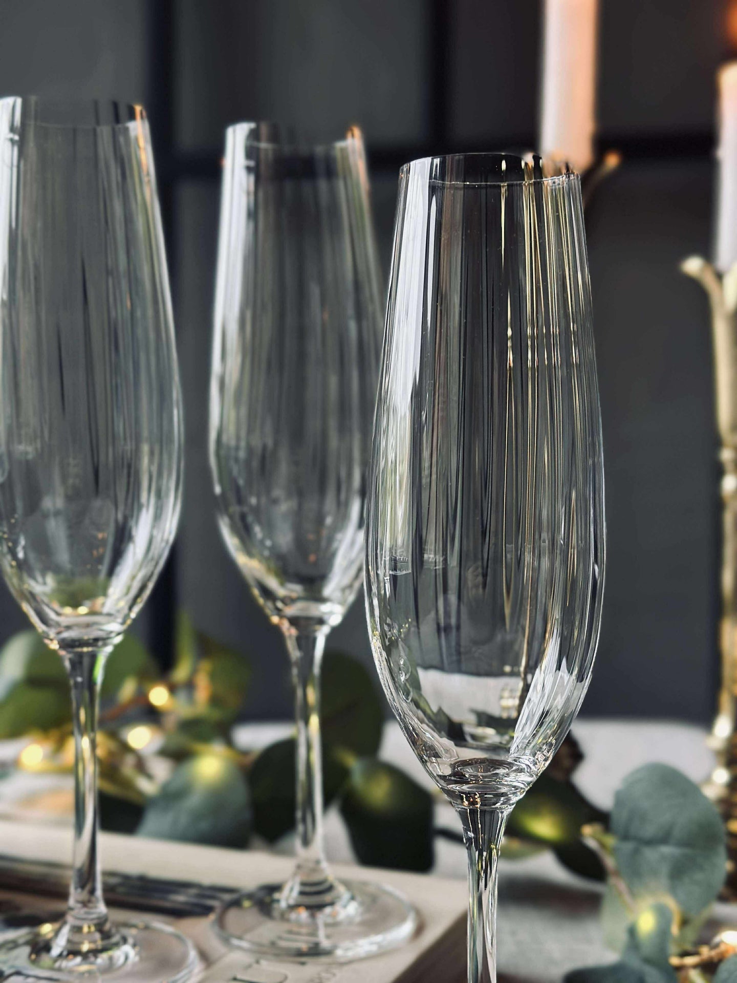 Champagnerglas CRYSTAL - Set mit 4 Stk.