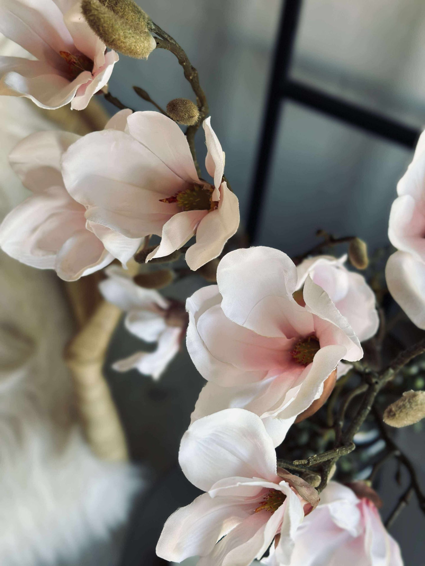 Magnolienzweig Pink - 92cm