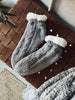 Warme Socken - Gr. 42-46 Grau