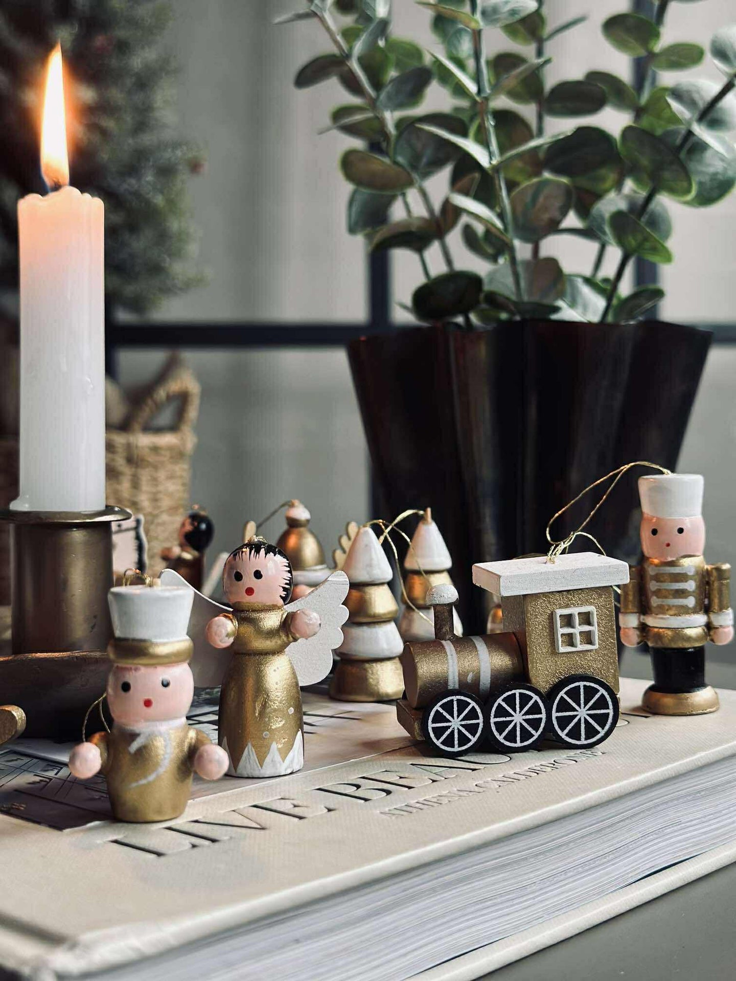 Weihnachtsanhänger wood - 12 Stk.