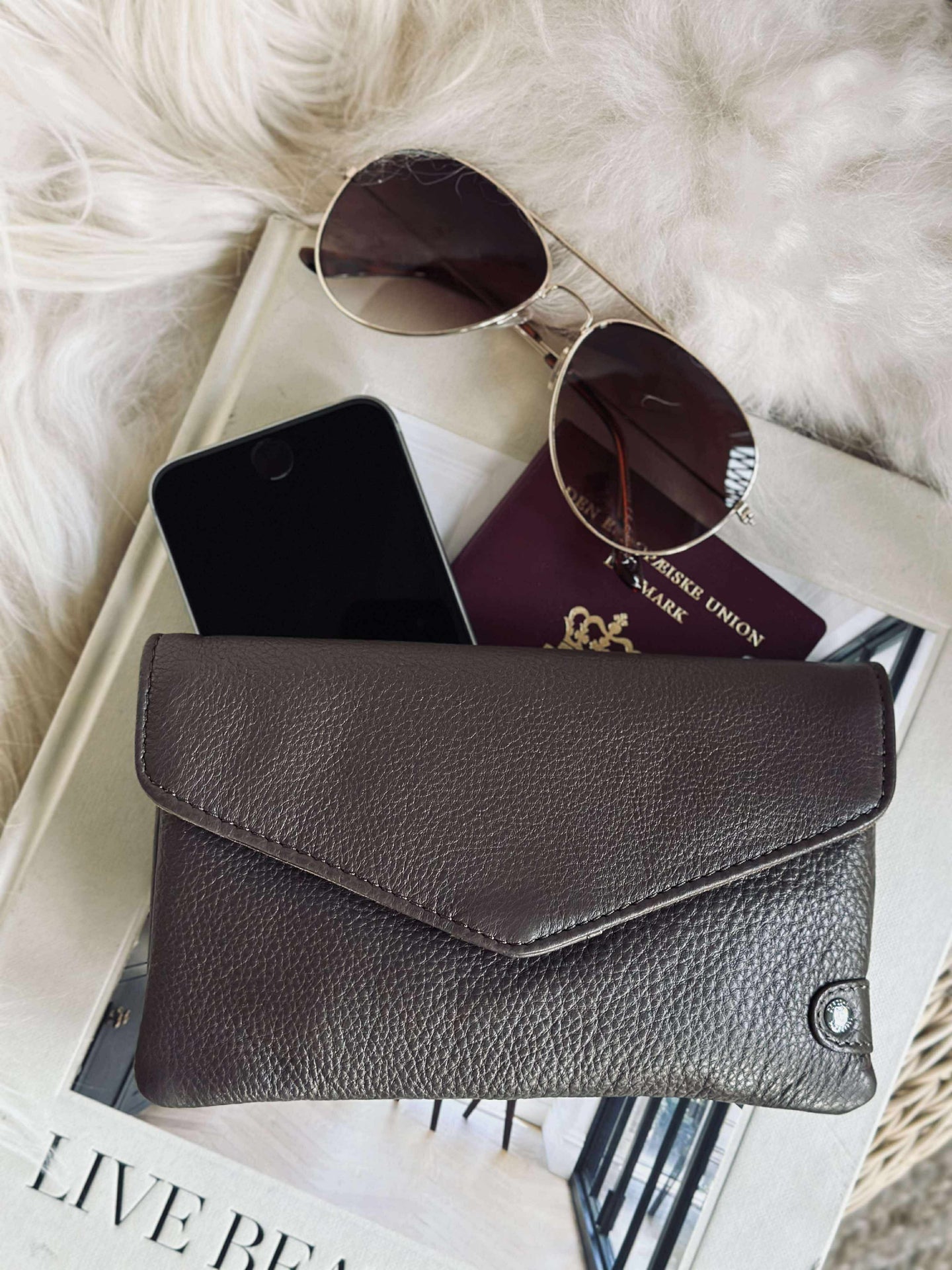 Geldbörse Aura - Dark Taupe