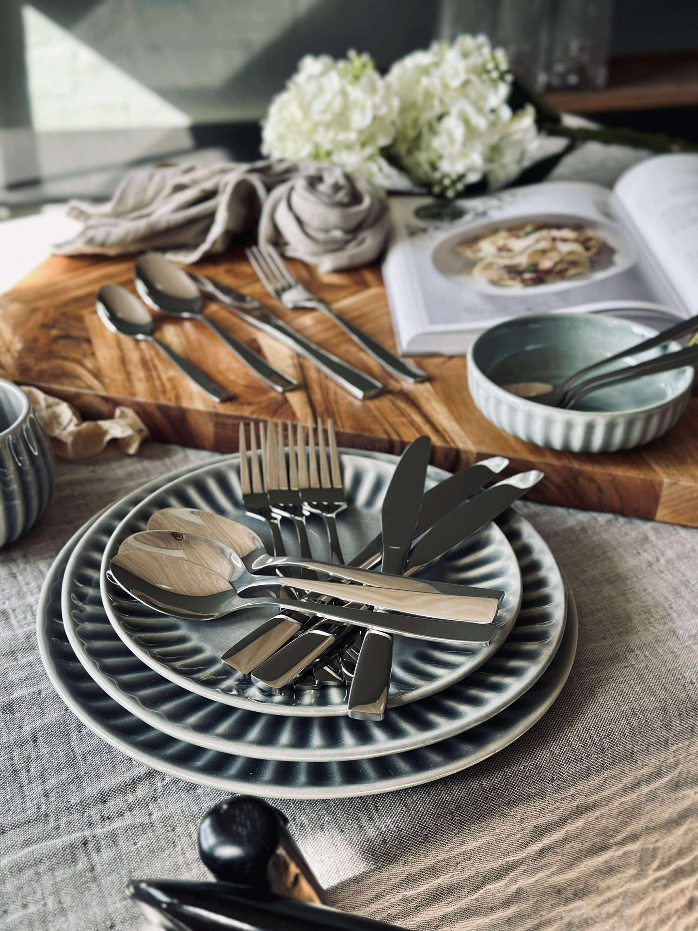 Besteck 16-teilig in Box - Steel