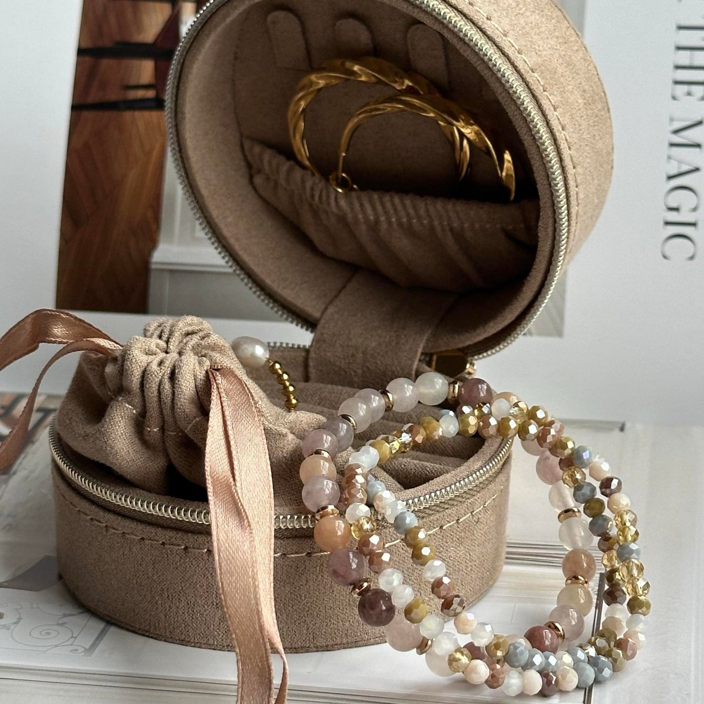 Armband Luna Blush Mix – Set mit 3 Stück