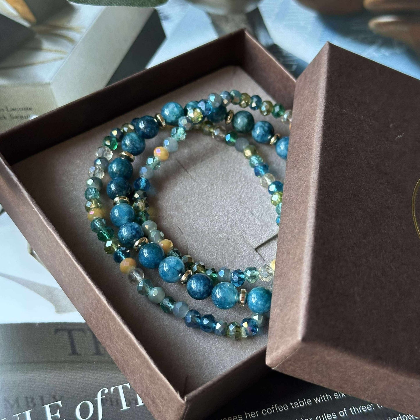Armband Luna Sea Green – Set mit 3 Stück
