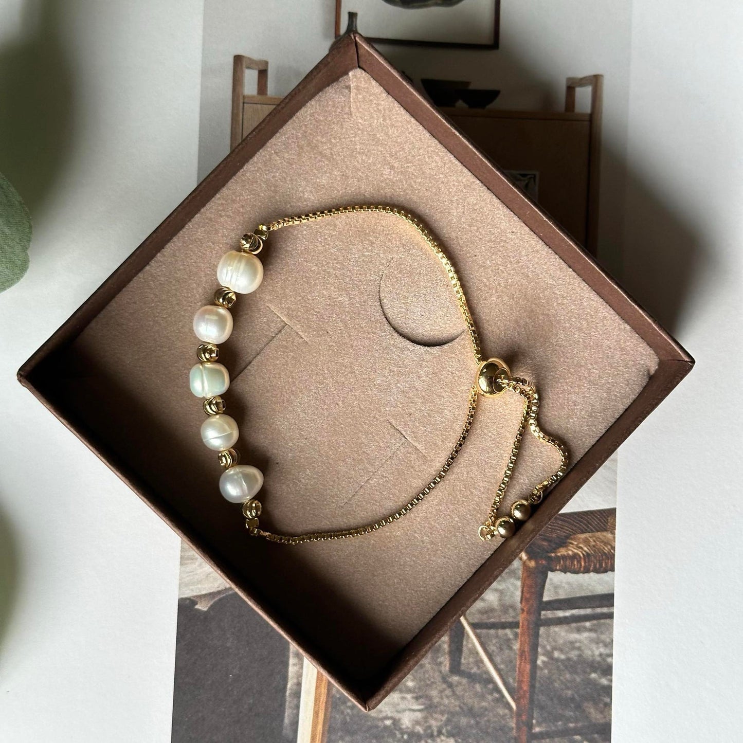 Armband Casja vergoldet
