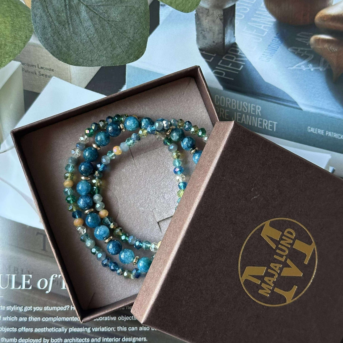 Armband Luna Sea Green – Set mit 3 Stück
