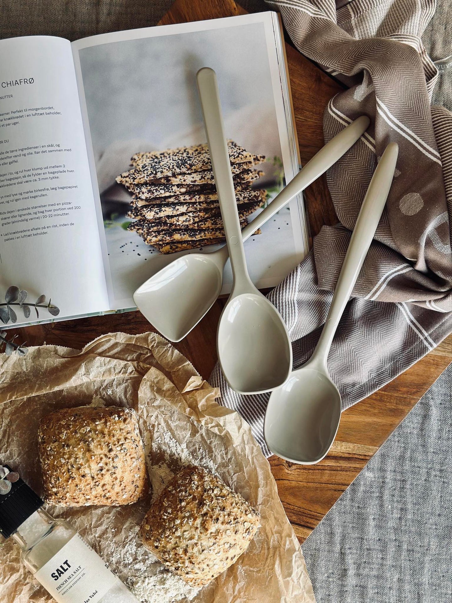 Kochlöffel-Set - Dänischer Designklassiker - 3 Teile - Humus
