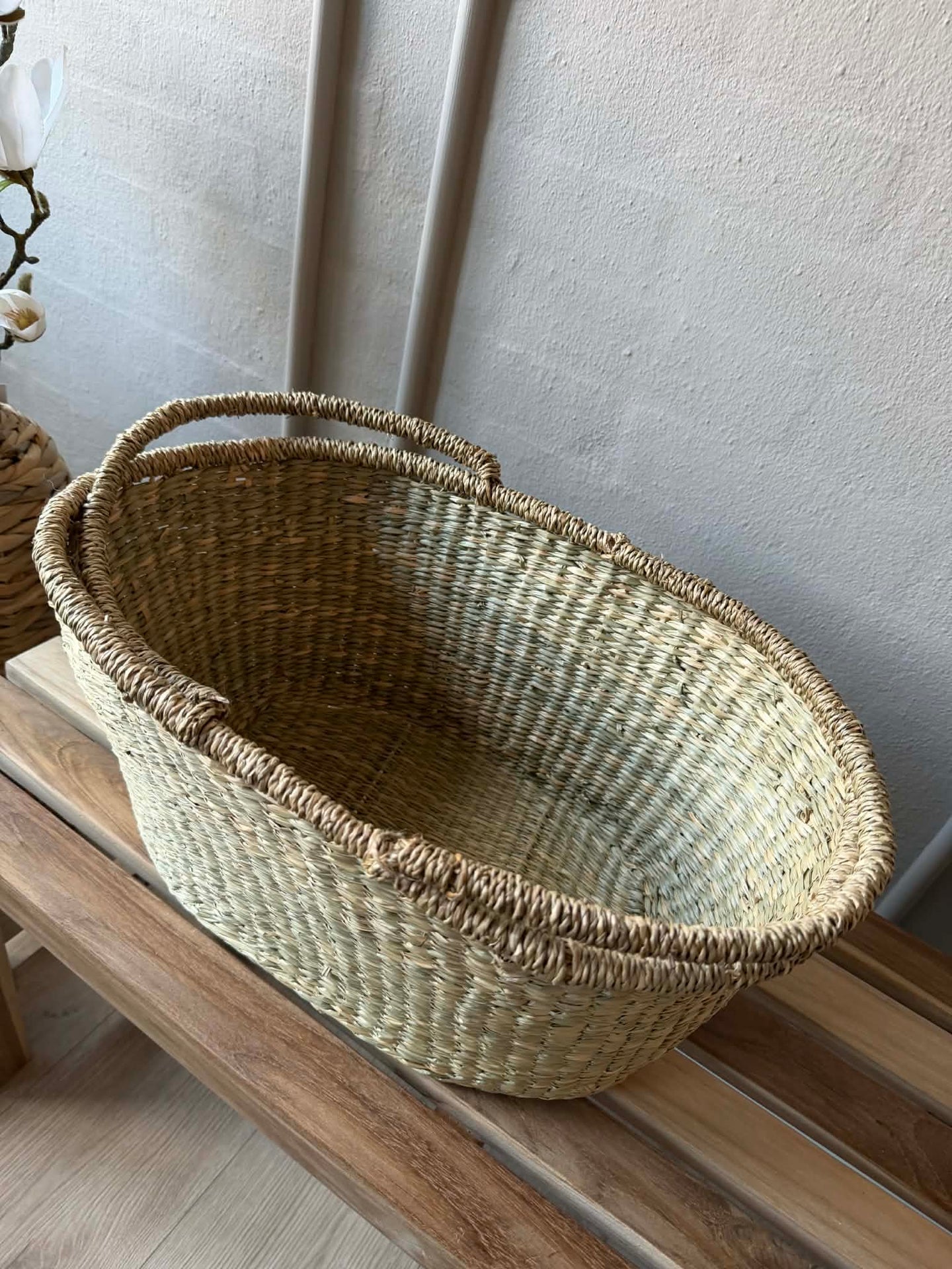 Einkaufskorb aus Seegras