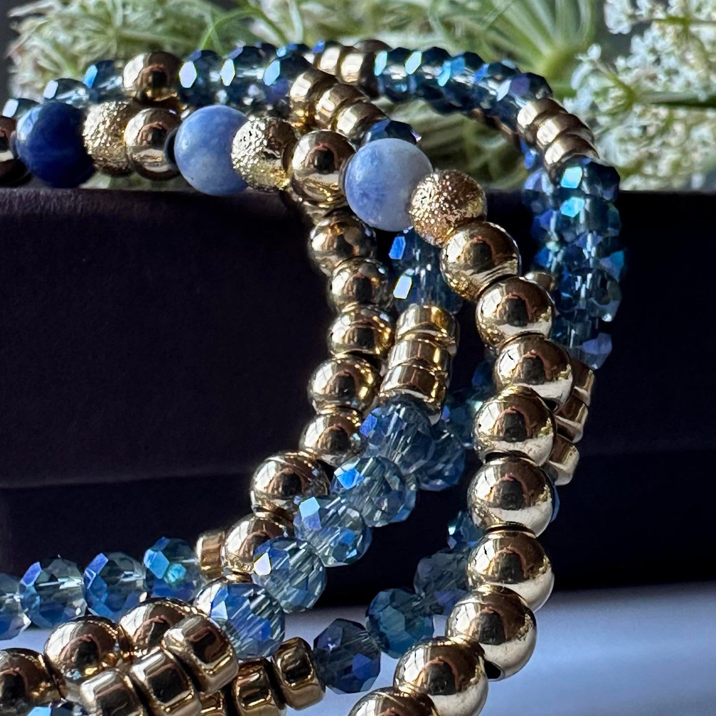Armband Ofelia Navy – Set mit 5 Armbändern