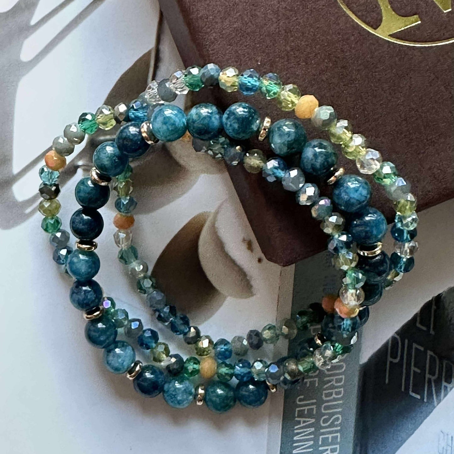 Armband Luna Sea Green – Set mit 3 Stück