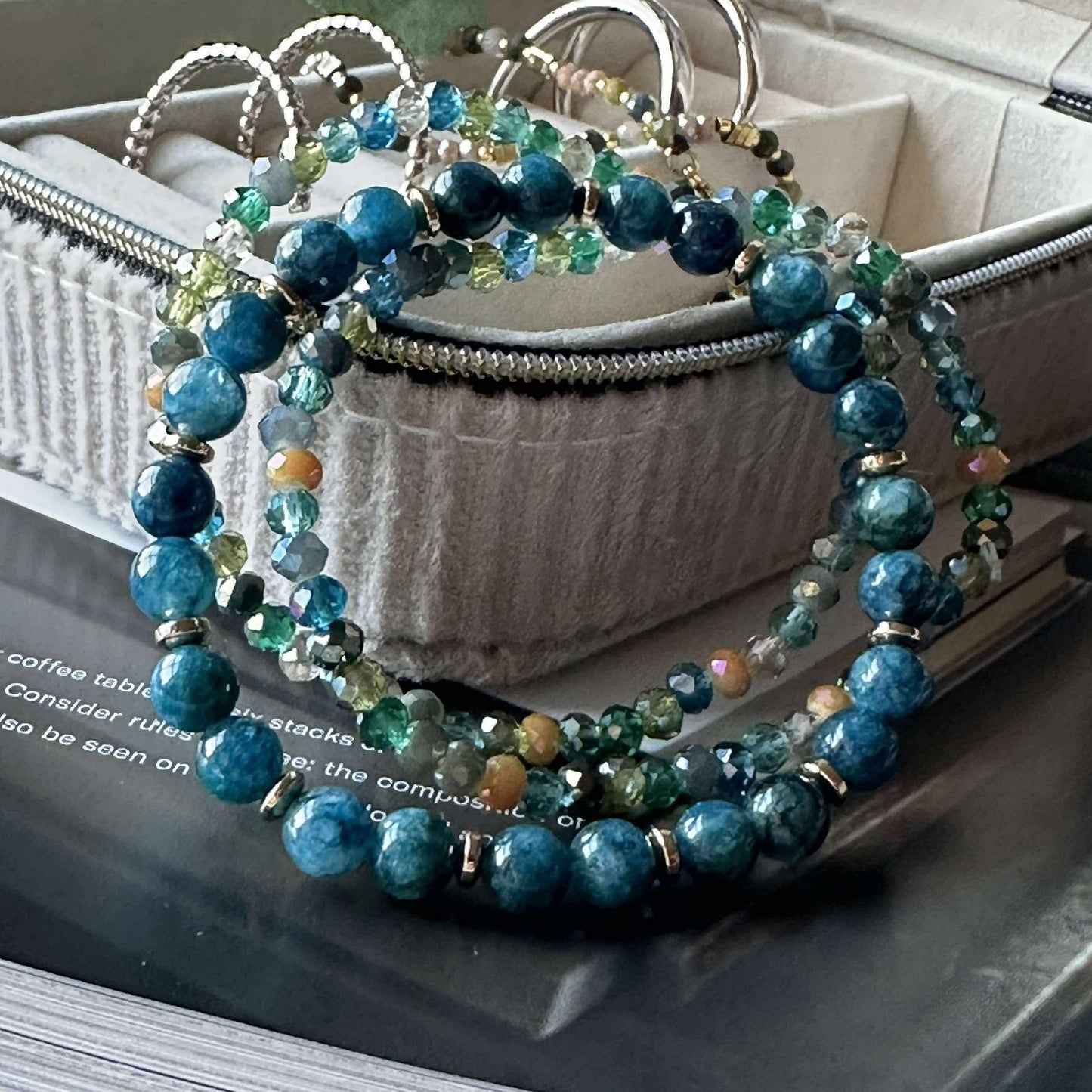 Armband Luna Sea Green – Set mit 3 Stück