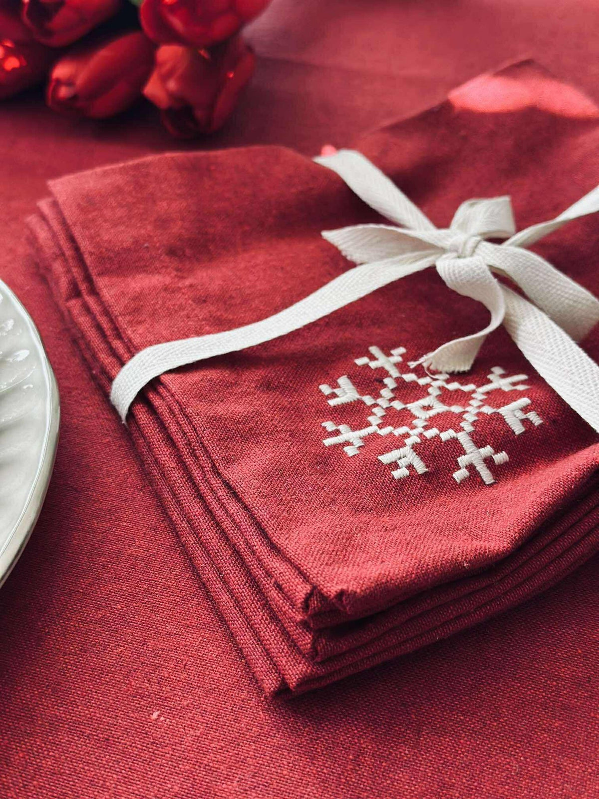 Servietten Rote Weihnachten - 4 Stk.