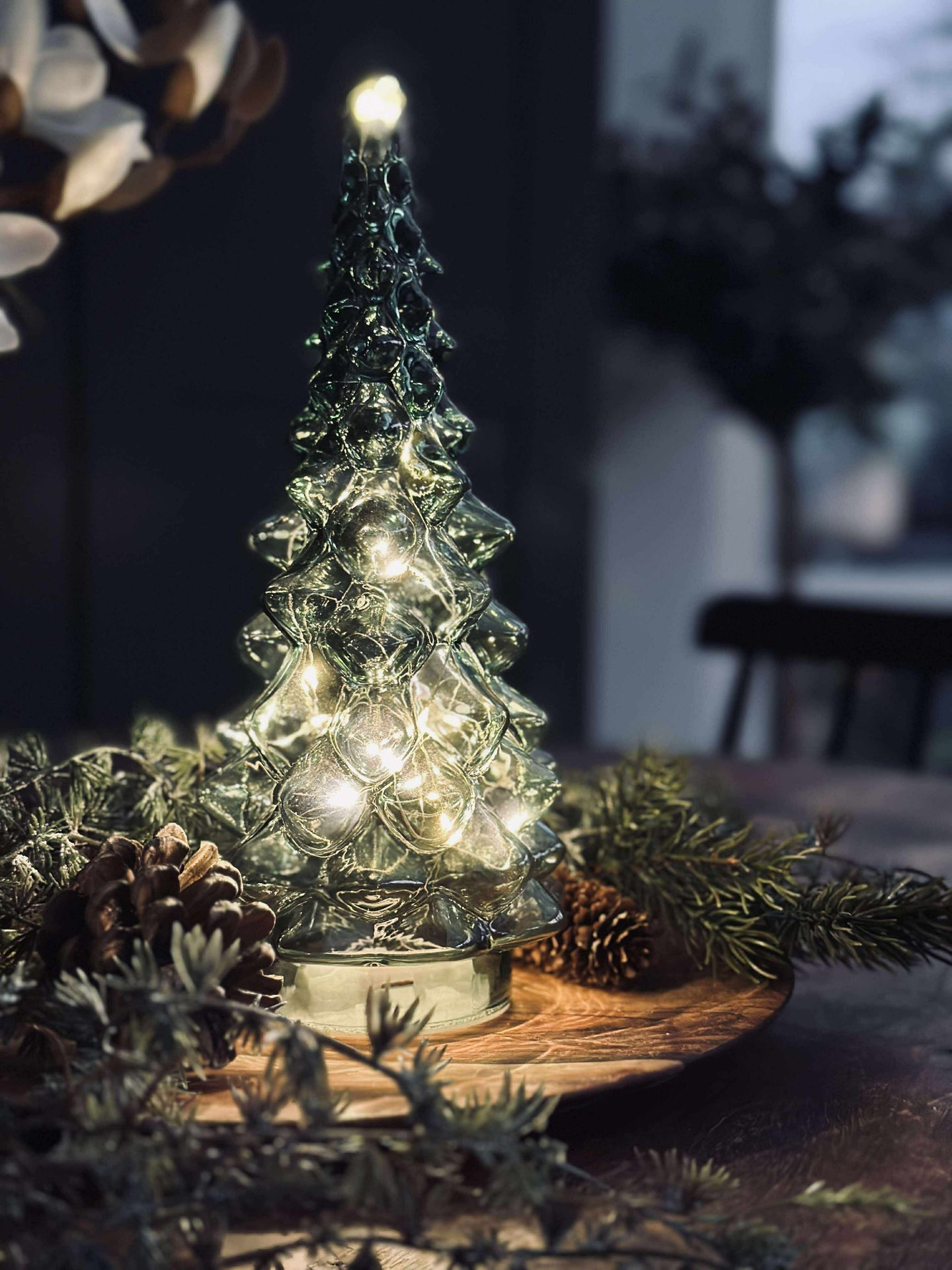Weihnachtsbaum aus Glas
