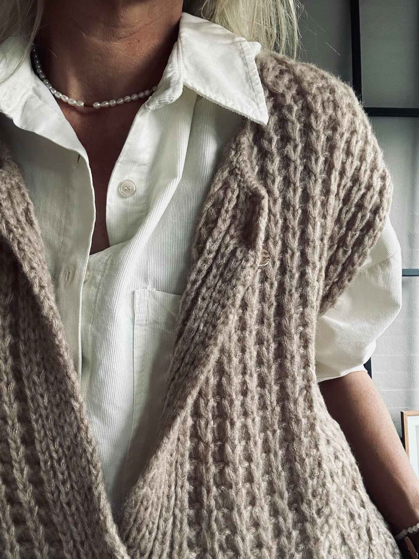 Weste Ruby beige