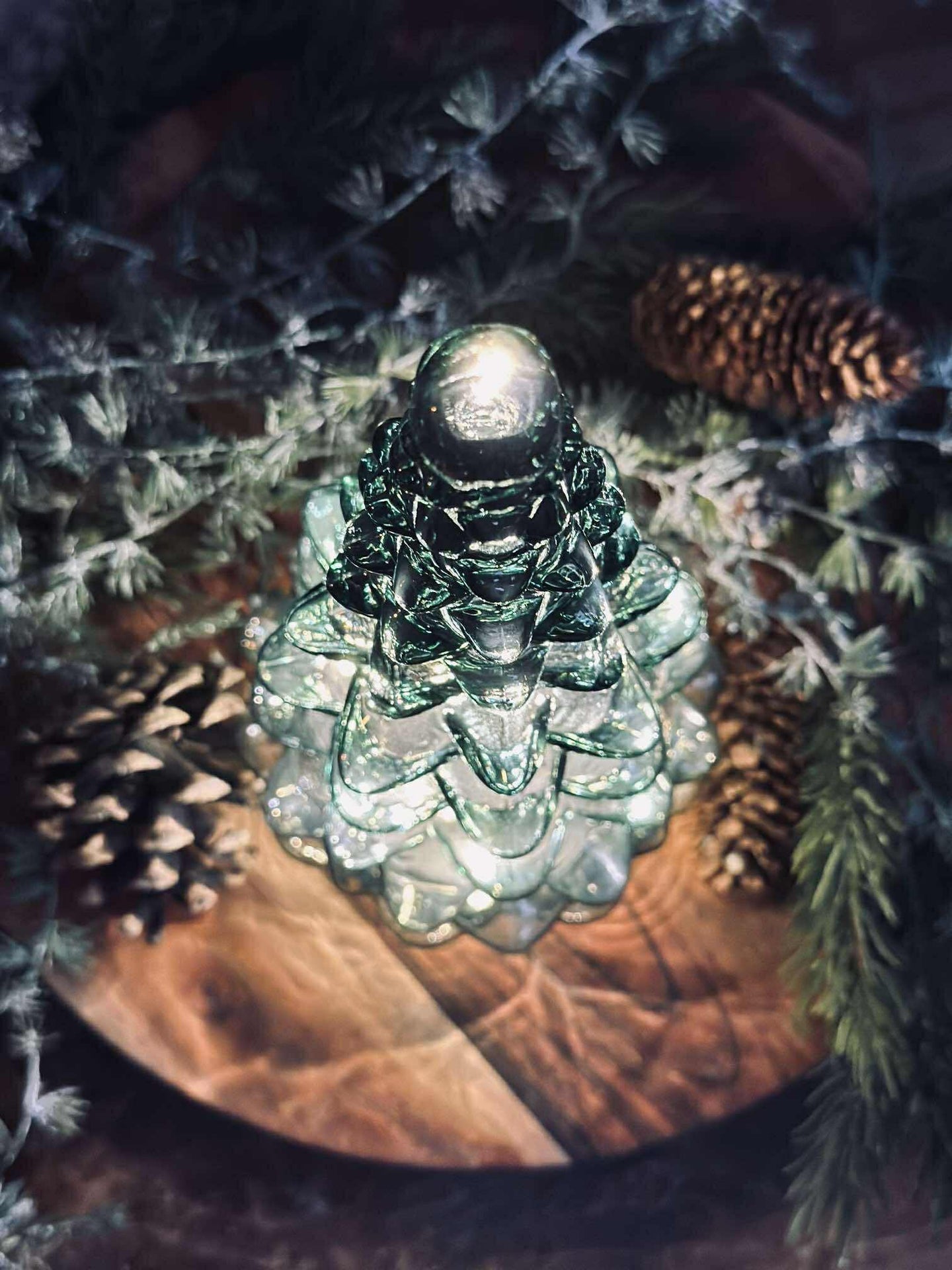 Weihnachtsbaum aus Glas
