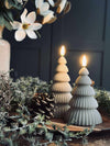 Weihnachtsbaum mit LED-Licht - Set mit 2 Stk. Sand