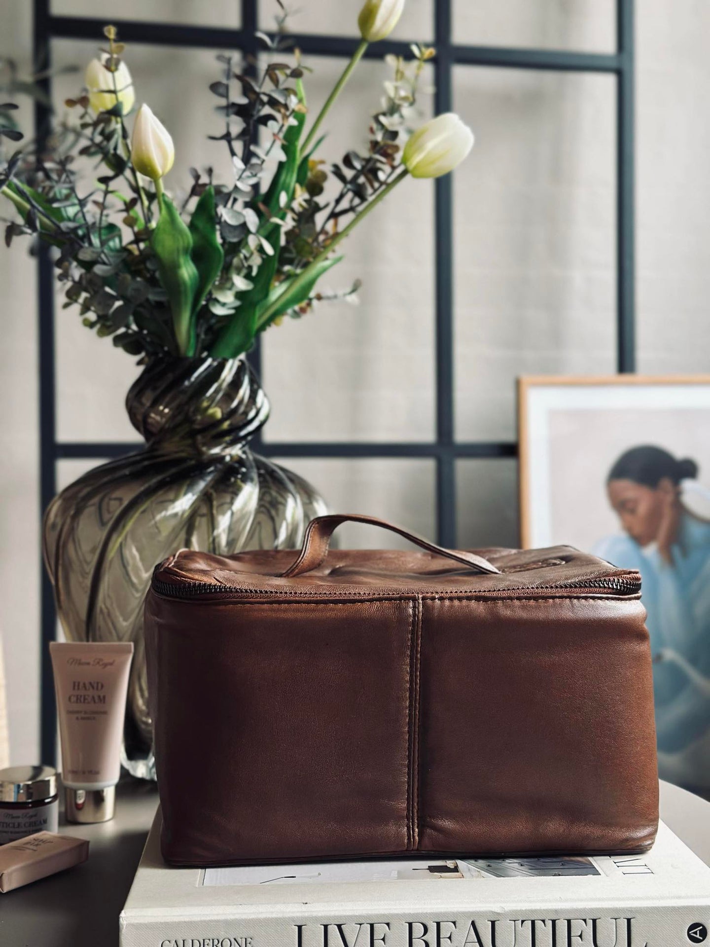 Klassische Kosmetiktasche - Chesterfield