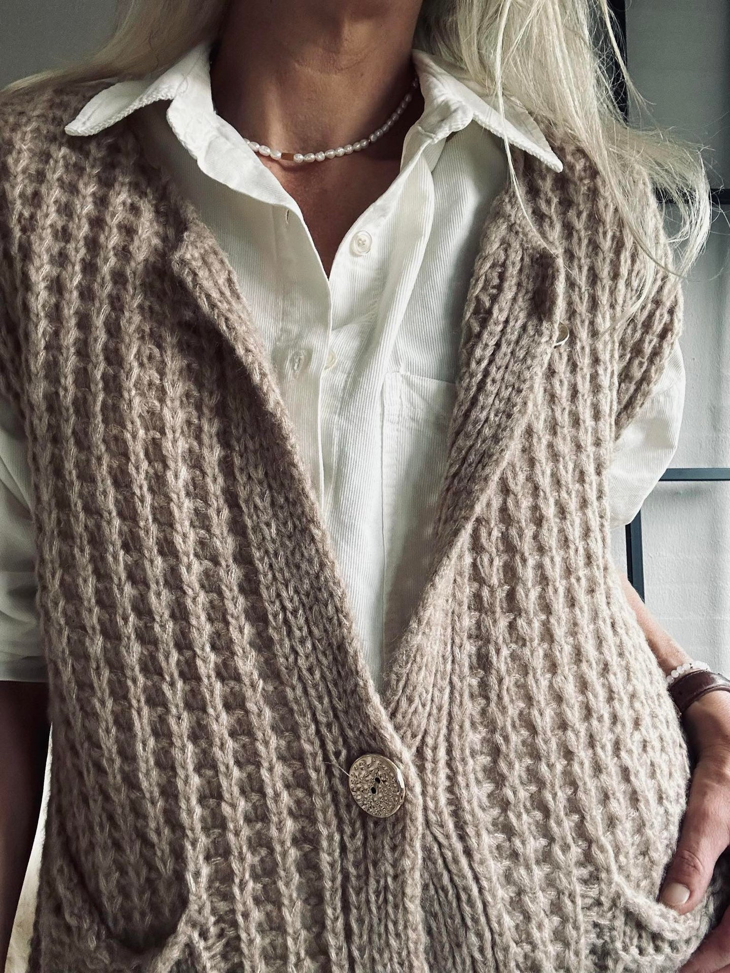 Weste Ruby beige