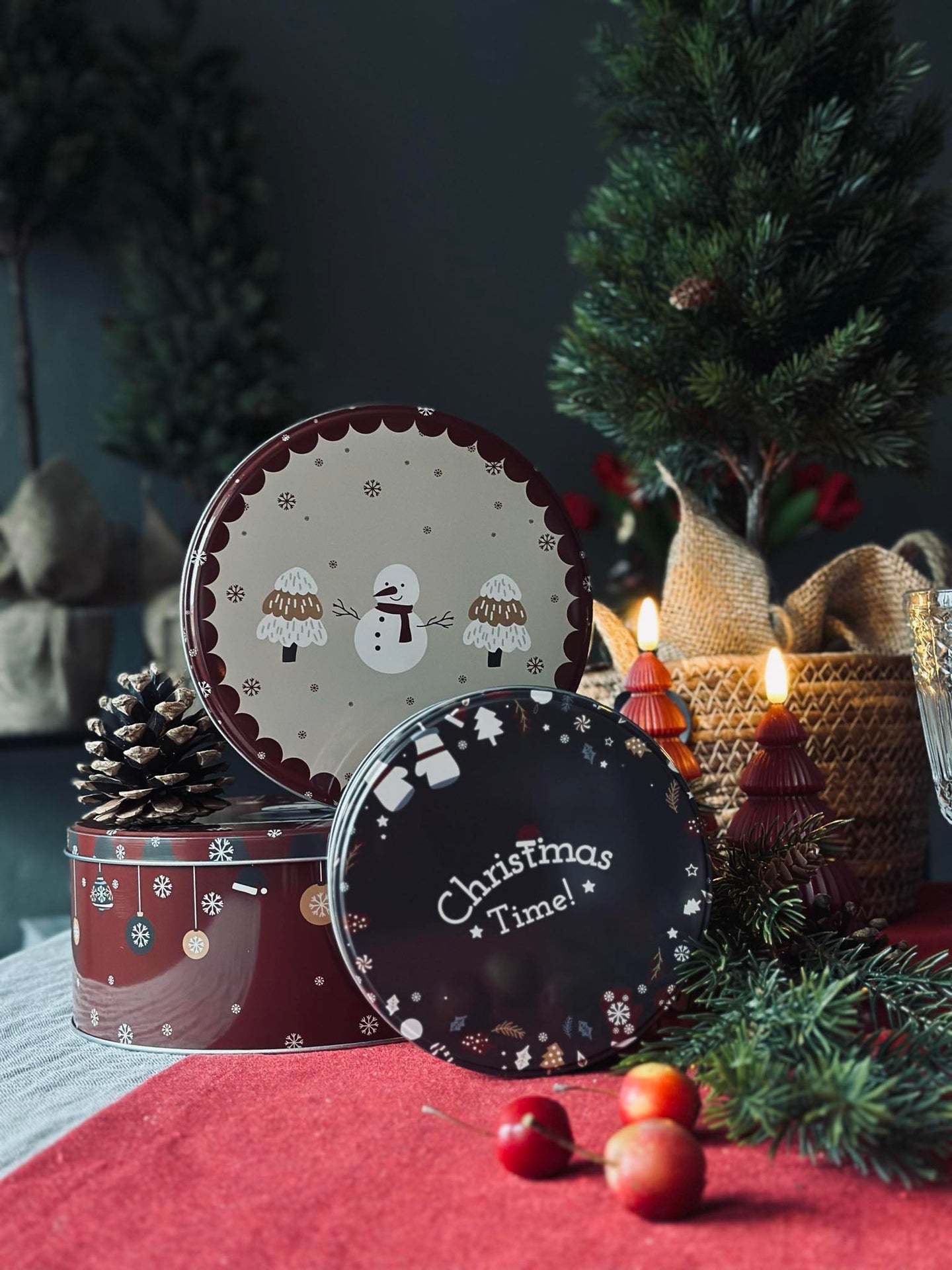 Keksdosen Weihnachten - Set aus 3 Stk.