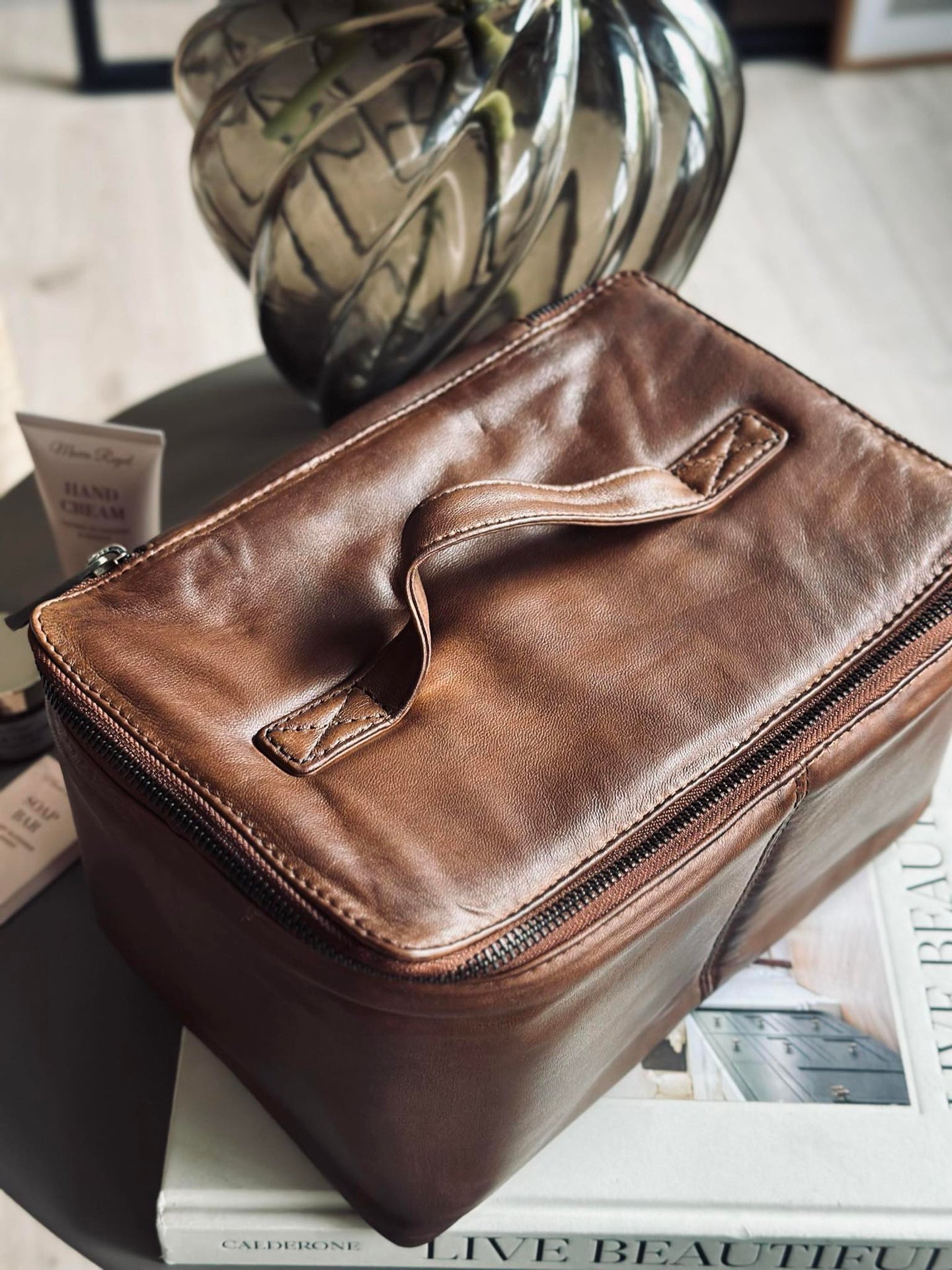 Klassische Kosmetiktasche - Chesterfield