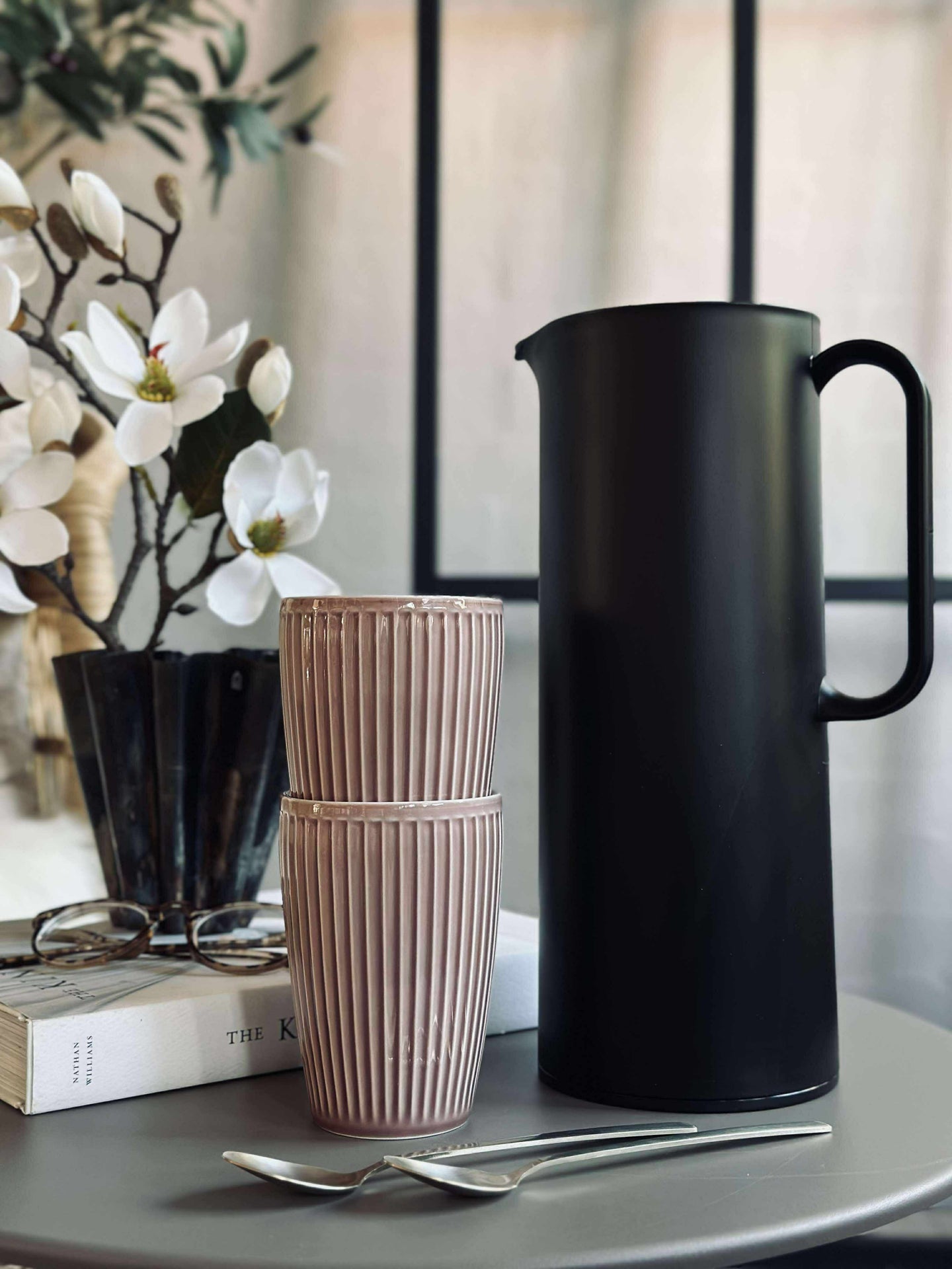 Thermobecher Plissé - Set mit 2 Stk - Woodrose