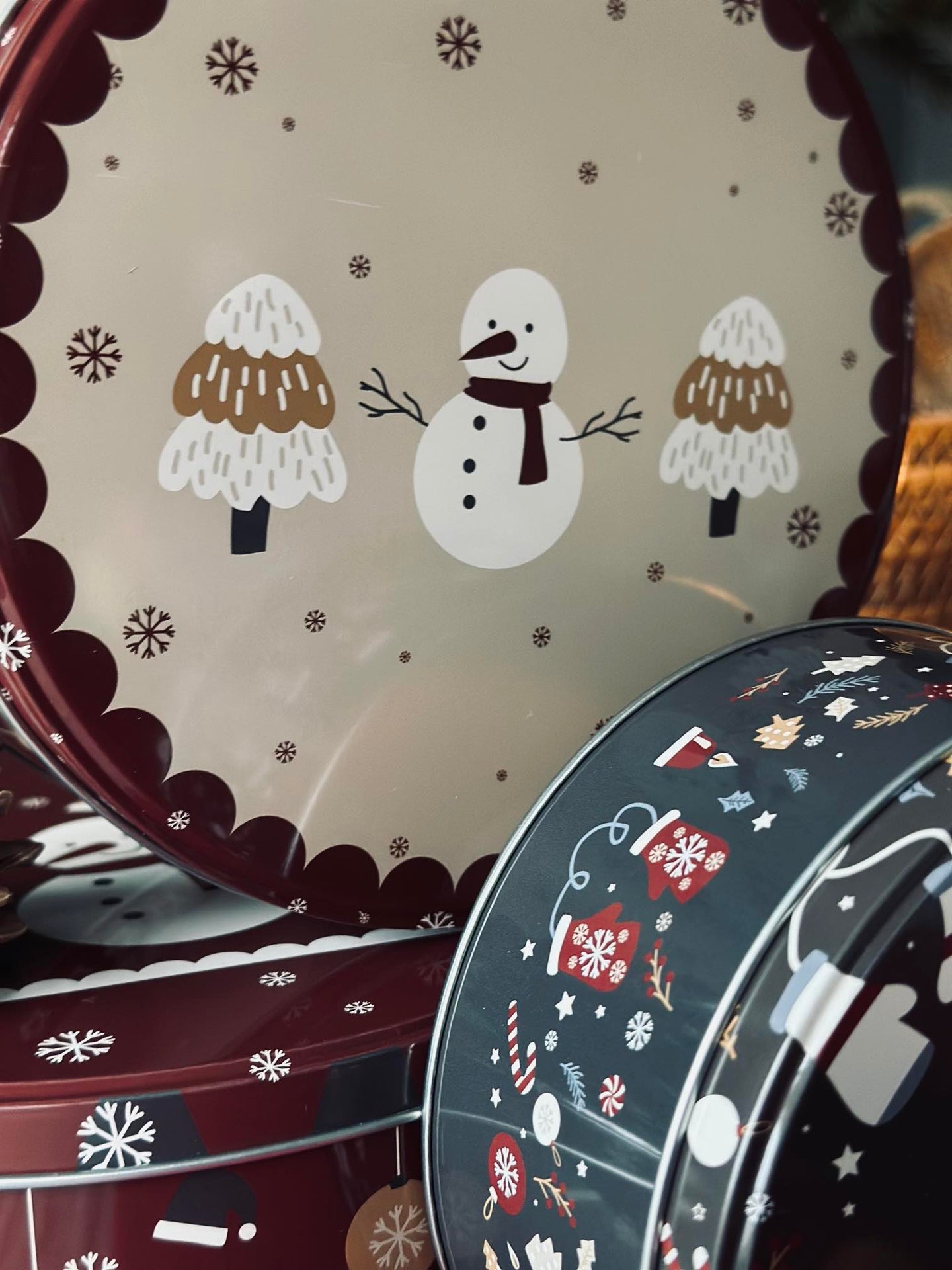 Keksdosen Weihnachten - Set aus 3 Stk.