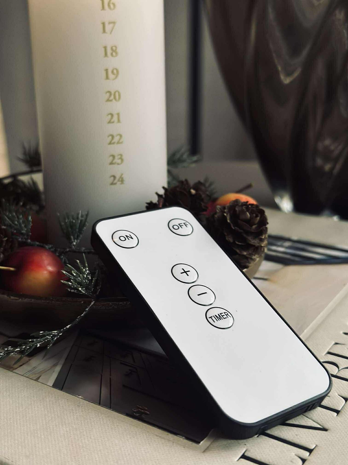 LED Kalenderkerze inkl. Fernbedienung