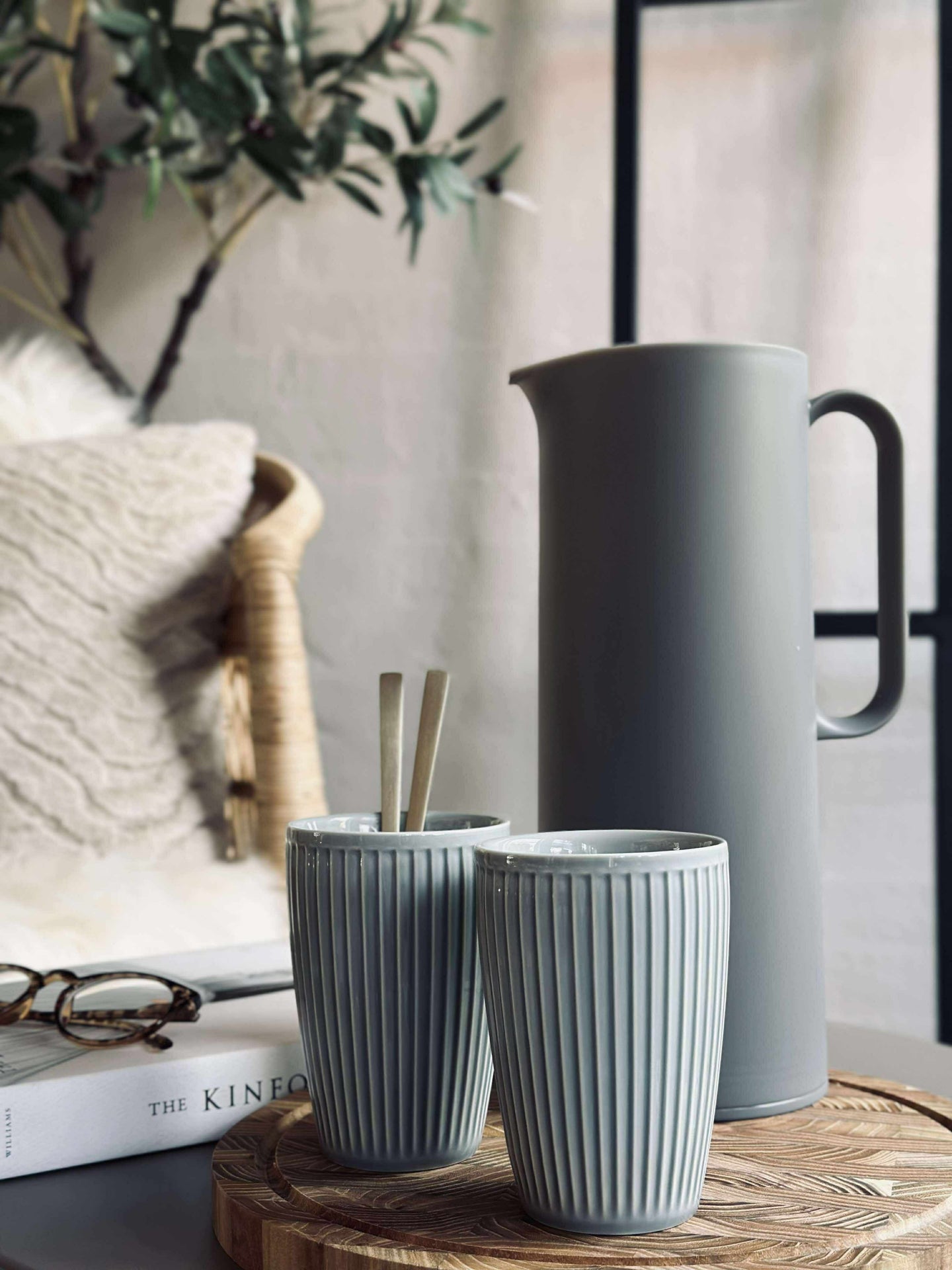 Thermokanne – mit Druckknopf-Funktion - 1 Liter