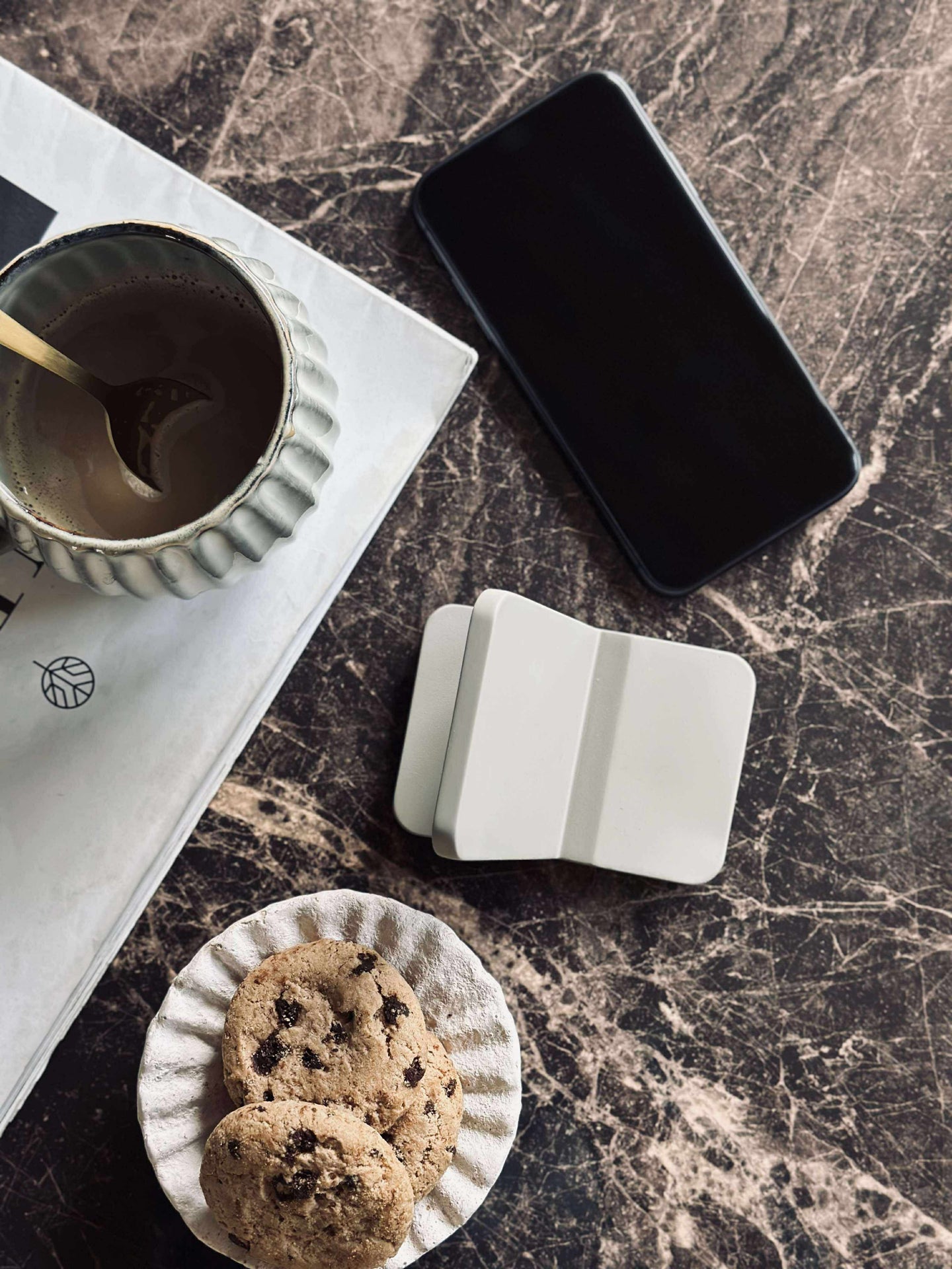 Handyhalter - Büro - Pebble grey
