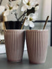 Thermobecher Plissé - Set mit 2 Stk - Woodrose