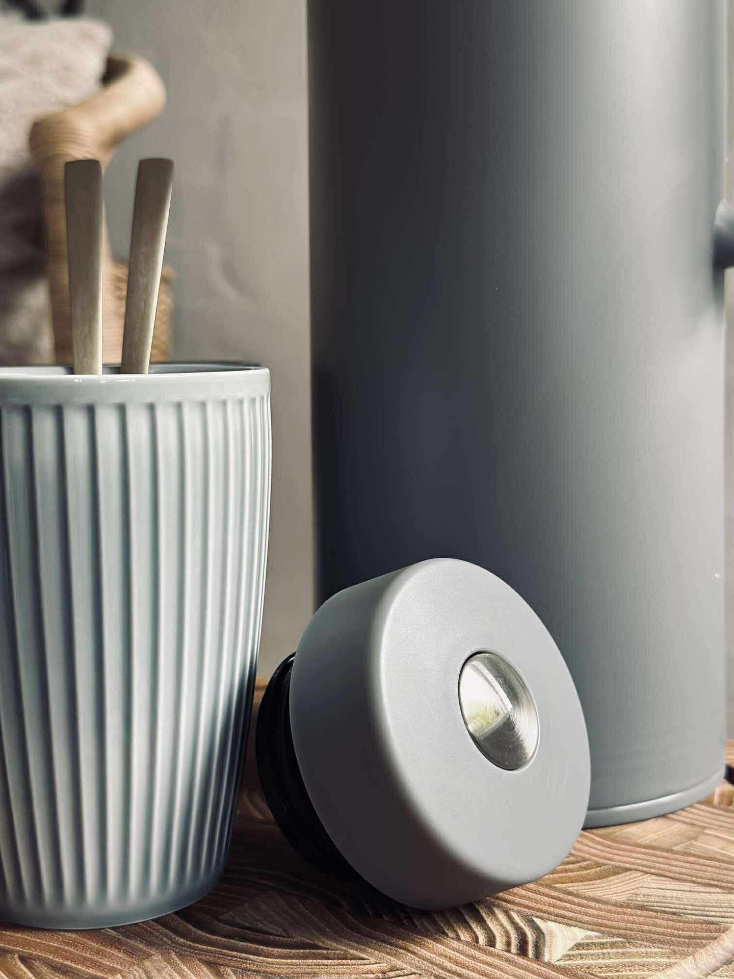 Thermokanne – mit Druckknopf-Funktion - 1 Liter