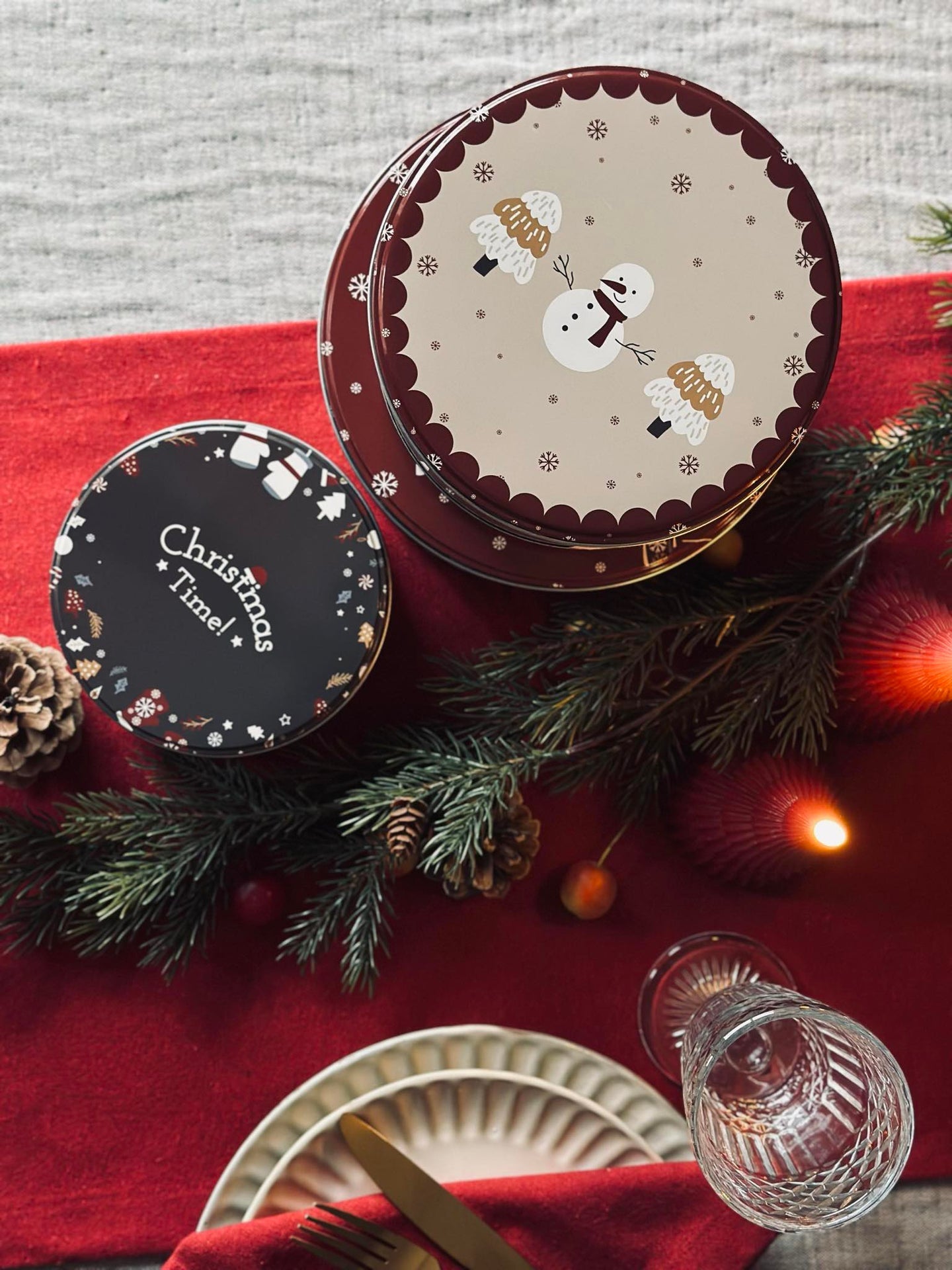Keksdosen Weihnachten - Set aus 3 Stk.